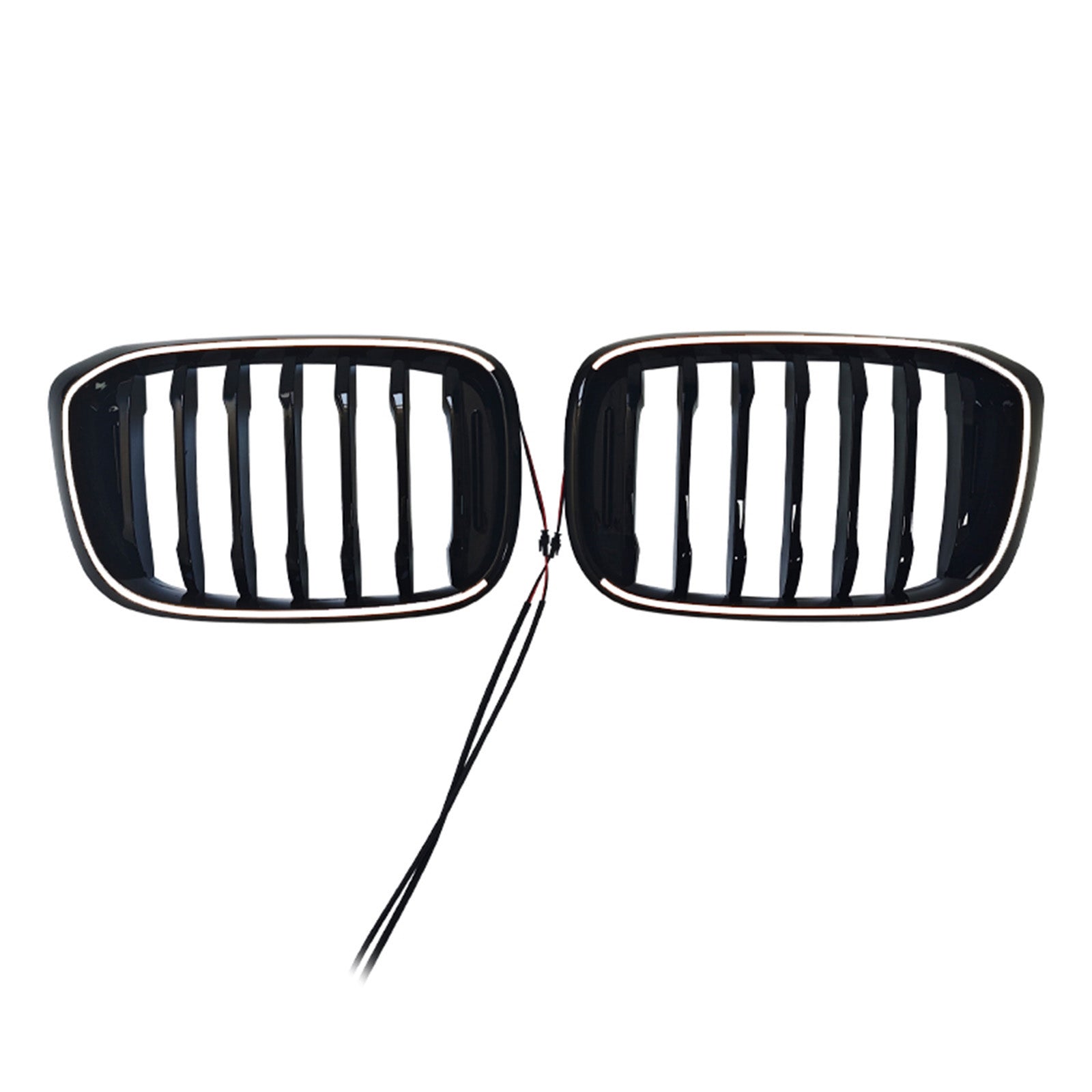 Gloss Black Front Kidney Grill Grille Fit BMW X4 G02 X3 G01 G08 2018-2021