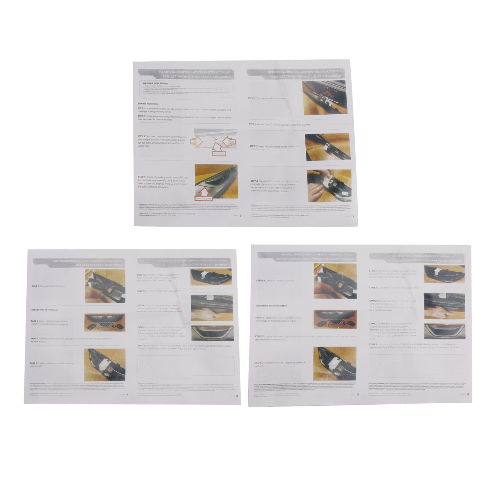 923-127 3rd Brake Light Stop Lamp For Ford Transit 150 250 350 350HD 2018-2019