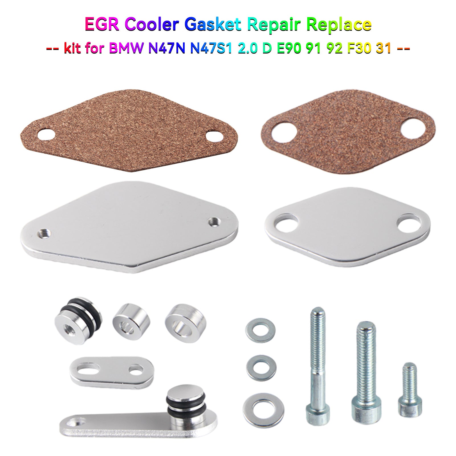 EGR Cooler Gasket Repair Replace kit for BMW N47N N47S1 2.0 D E90 91 92 F30 31