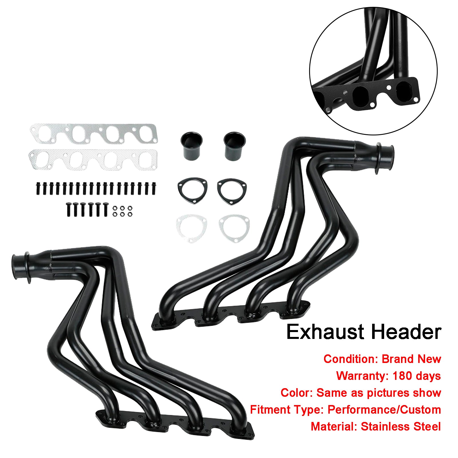 Exhaust Header Manifold Fit Ford Bronco 1978-1979 Ford F-150 1977-1979 6.6L