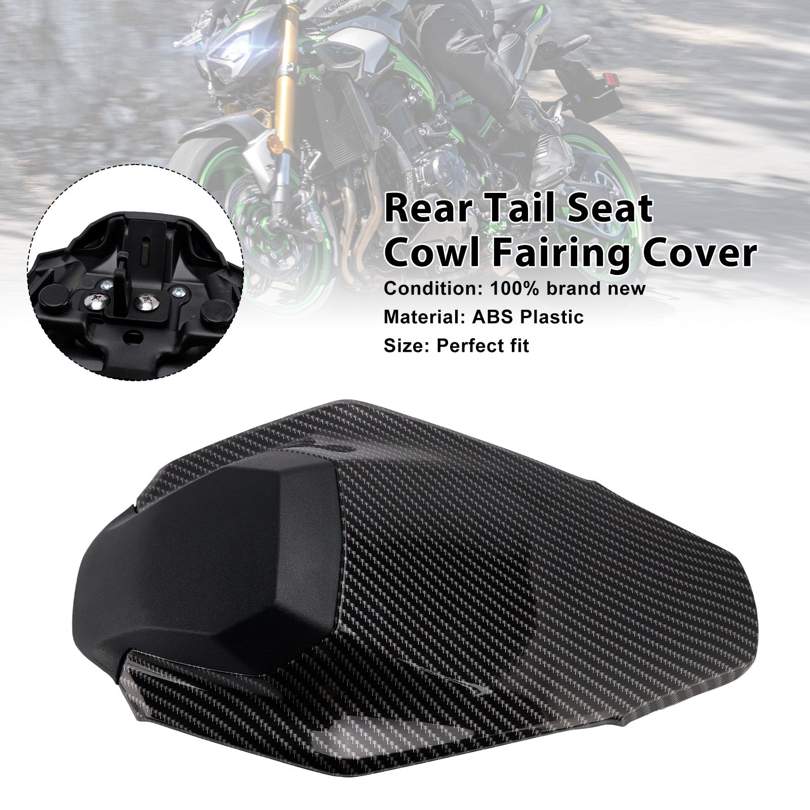 2025-2026 Kawasaki Z900 Z900SE Rear Tail Seat Cowl Fairing Cover