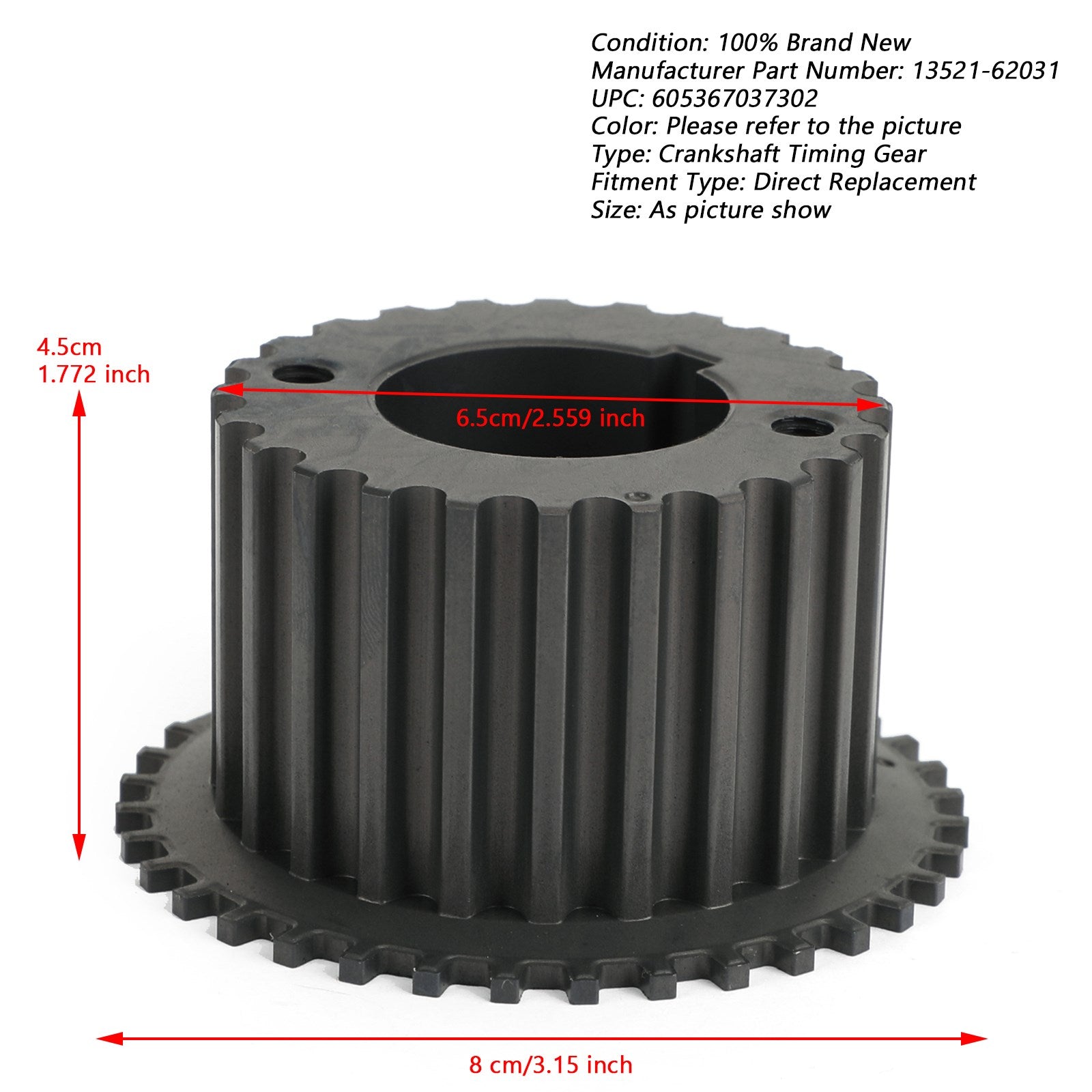 El Tiempo Cig??e?al Polea Gear Para Toyota Tundra Tacoma