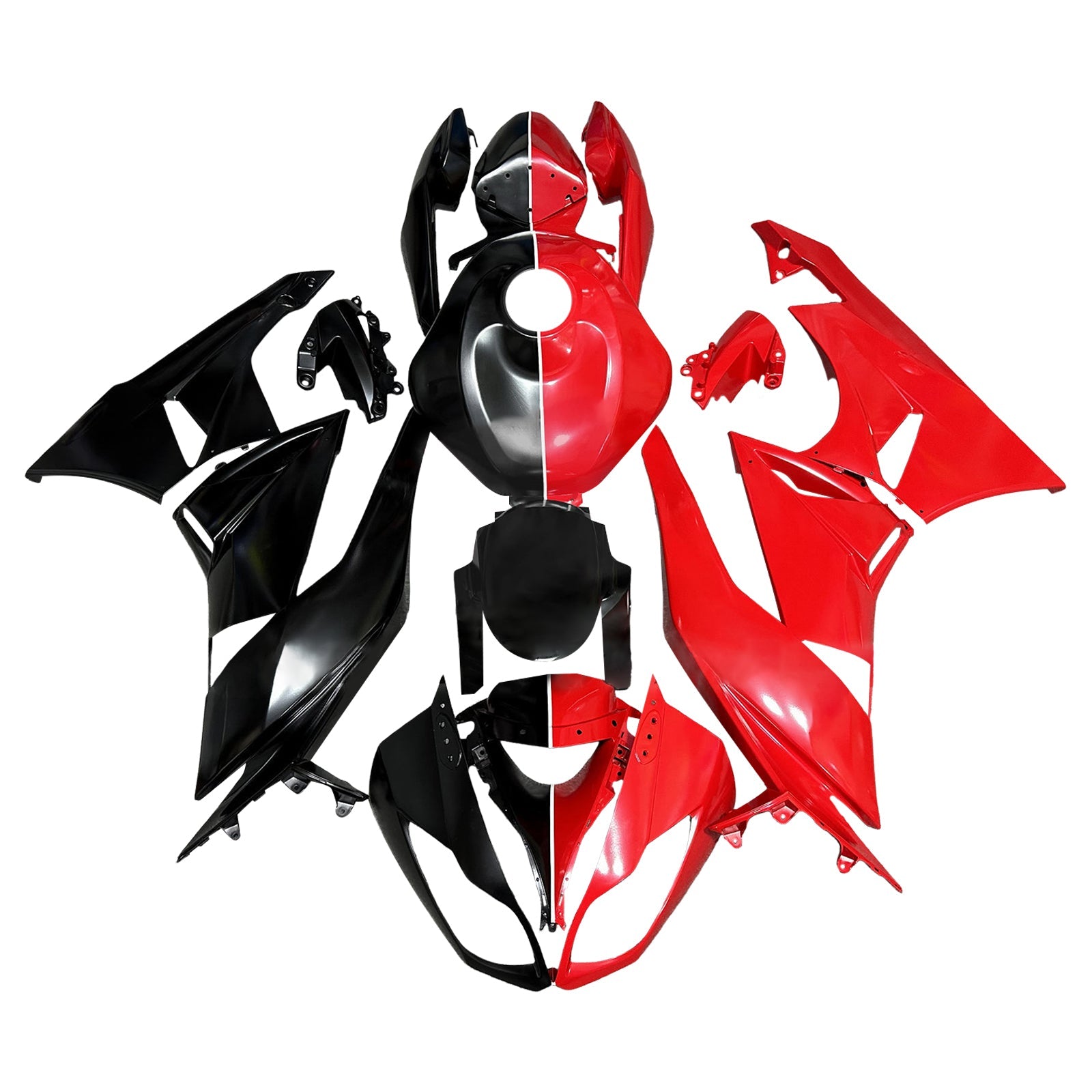 Injection Fairing Kit Bodywork Plastic ABS fit For Kawasaki ZX6R 636 2009-2012