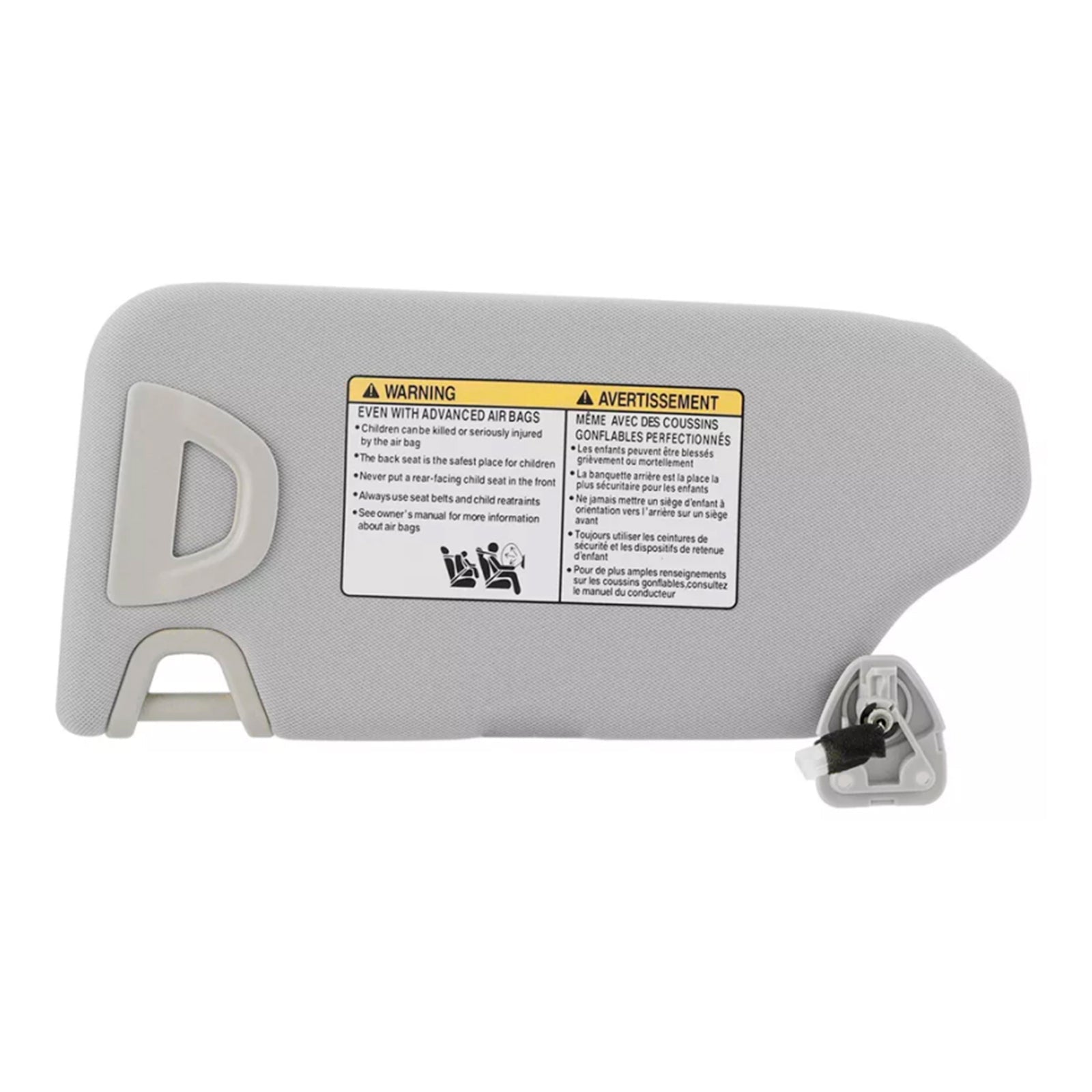 2013-2018 Nissan Altima Gray Right Side Sun Visor 964003TA2A