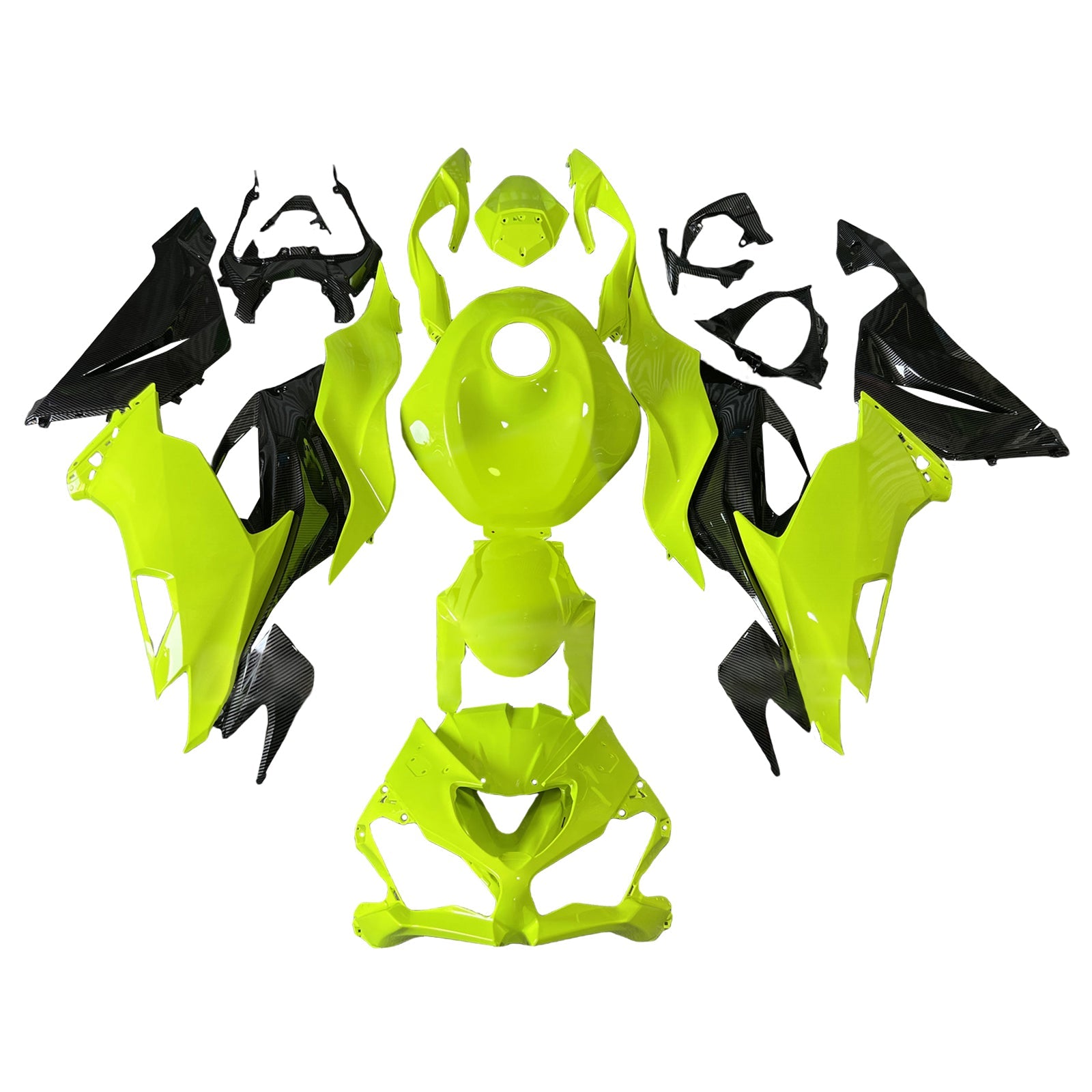 Injection Fairing Kit Bodywork Plastic ABS fit For Kawasaki ZX6R 2019-2023