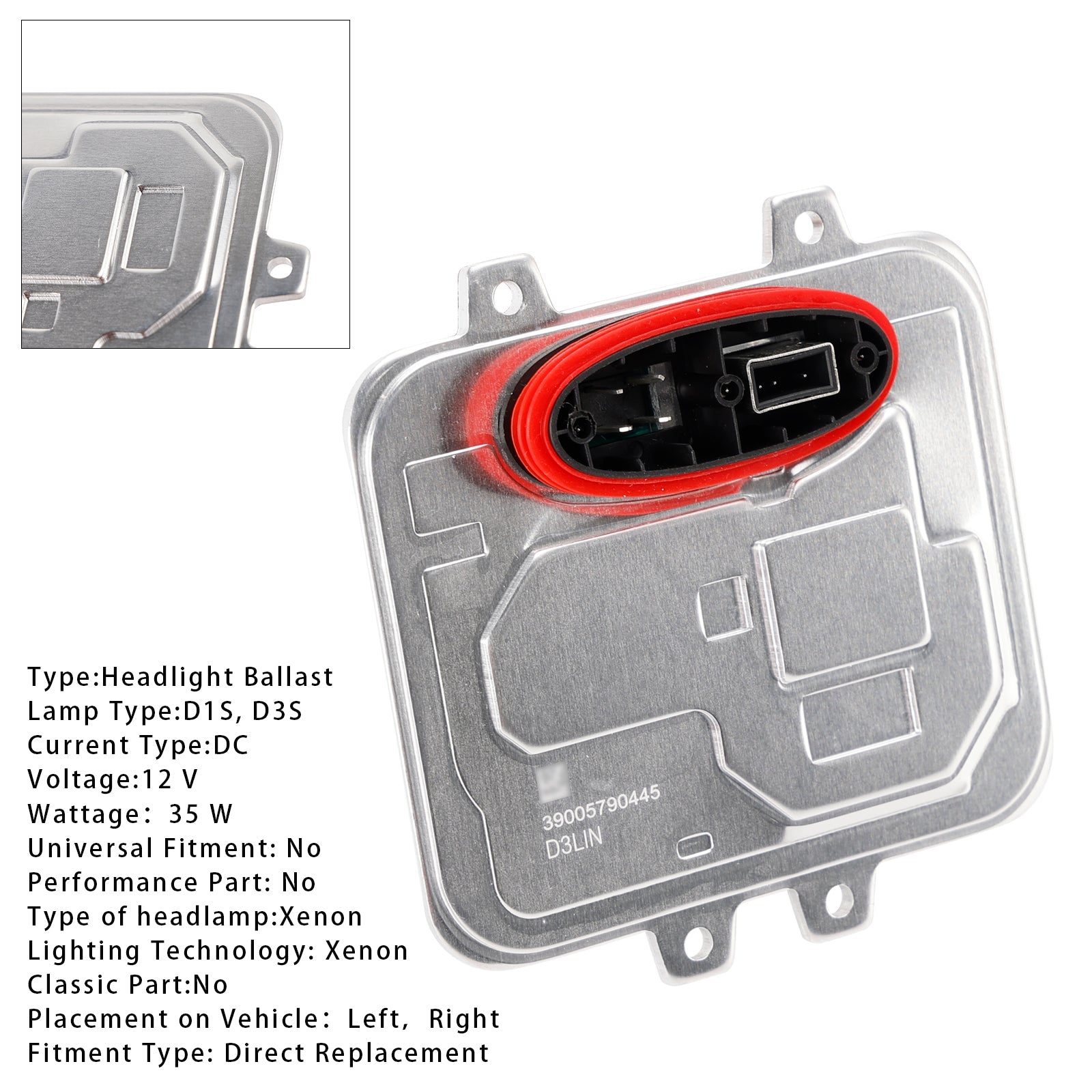 2015-2018 Porsche Cayenne D3 XENON AFS HEADLIGHT Xenon Headlight Ballast Control Module 5DV00993200