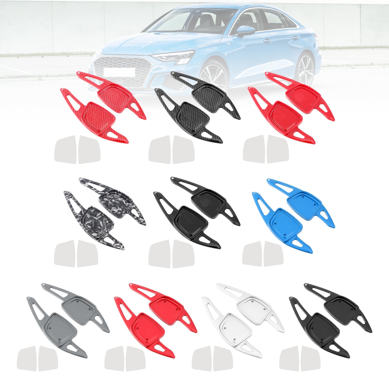 Steering Wheel Paddle Shifter Extension Fit For Audi A3 A4 A6