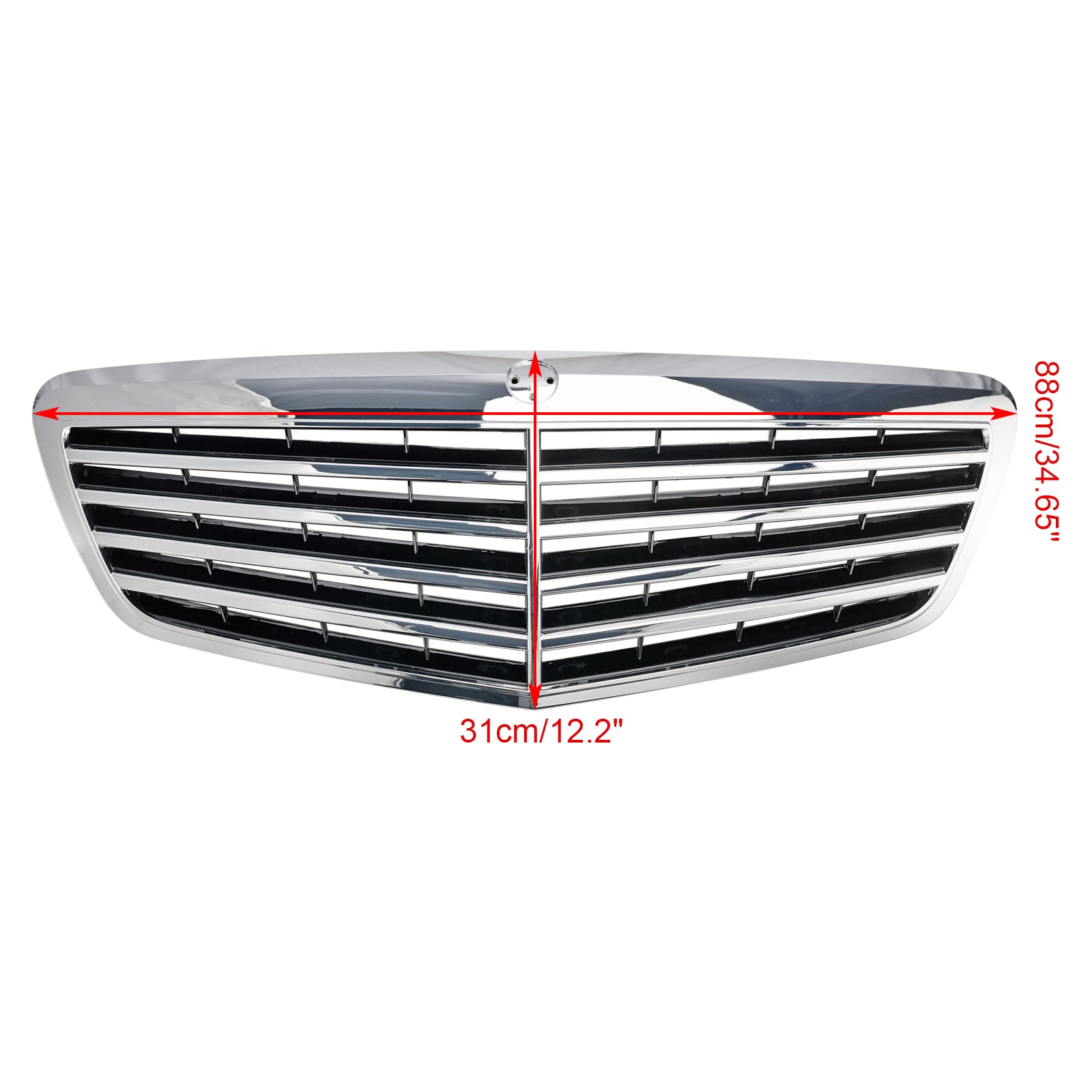 Front Grille Grill Fit Mercedes Benz S-Class W221 S550 S600 S63 S65 2010-2013