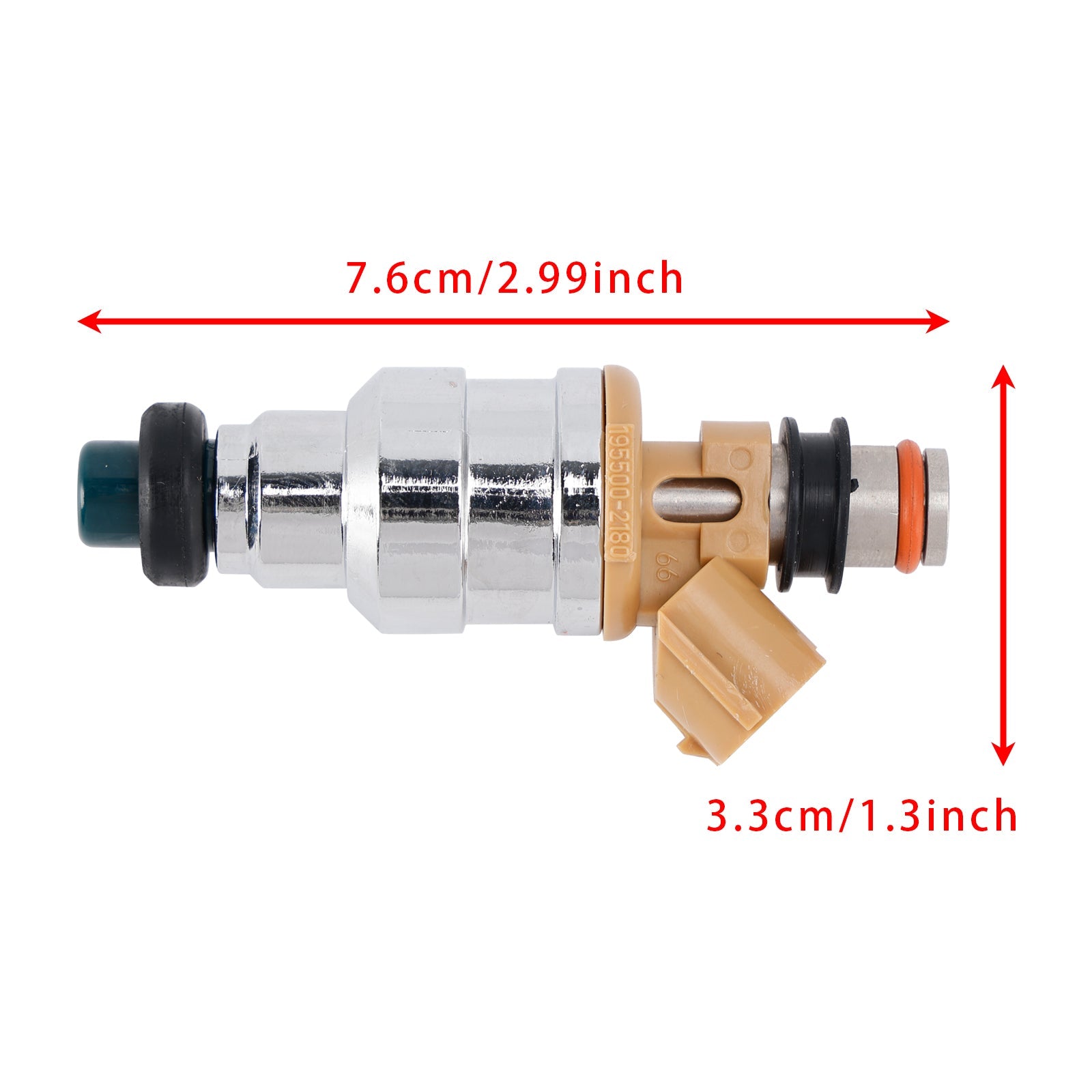 1988-1989 Mazda MX-6 DX/LX Coupe 2-Door 2.2L 4Pcs Fuel Injector 1955001280