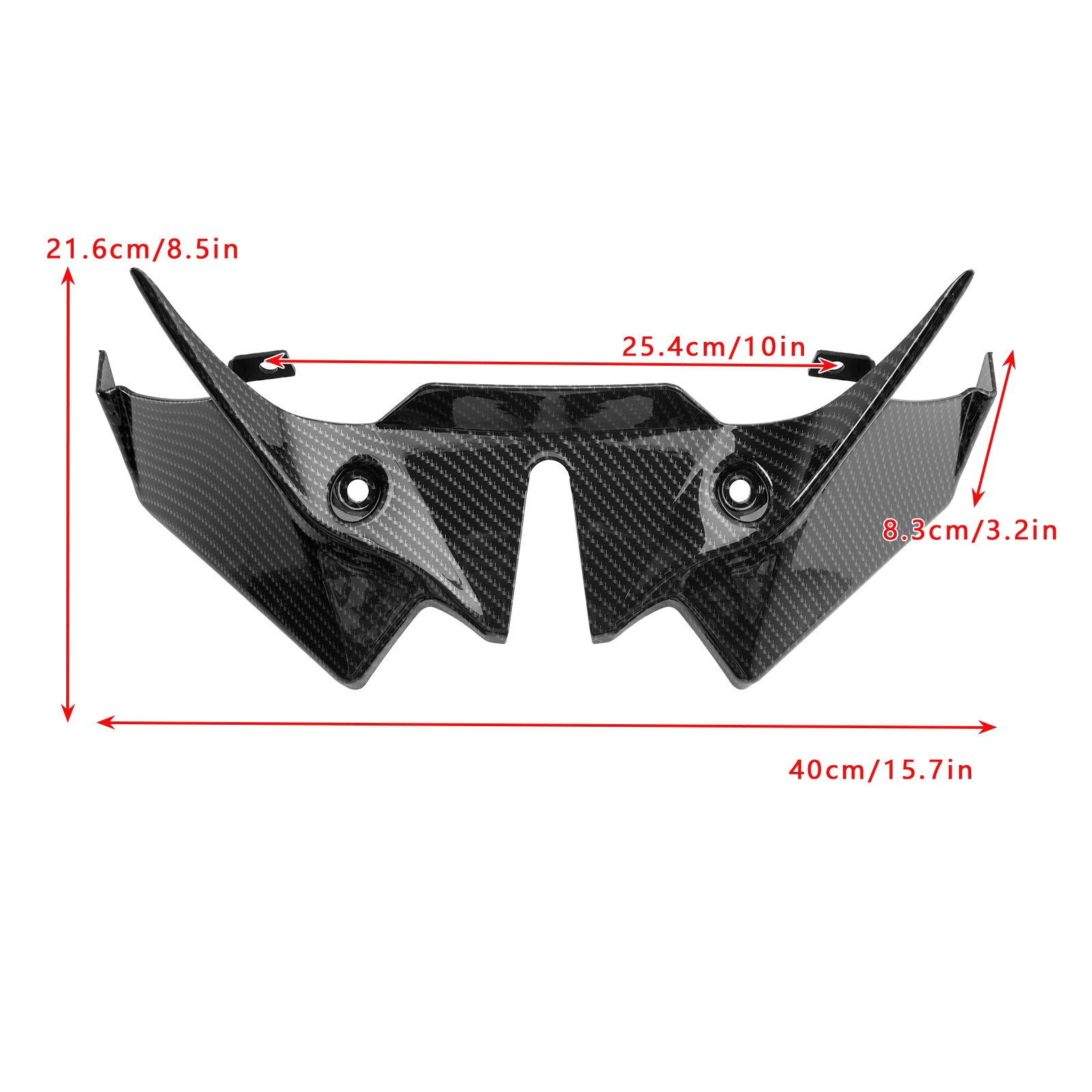 2021-2024 가와사키 Z650 프론트 다운포스 스포일러 익스텐션 카본 페어링