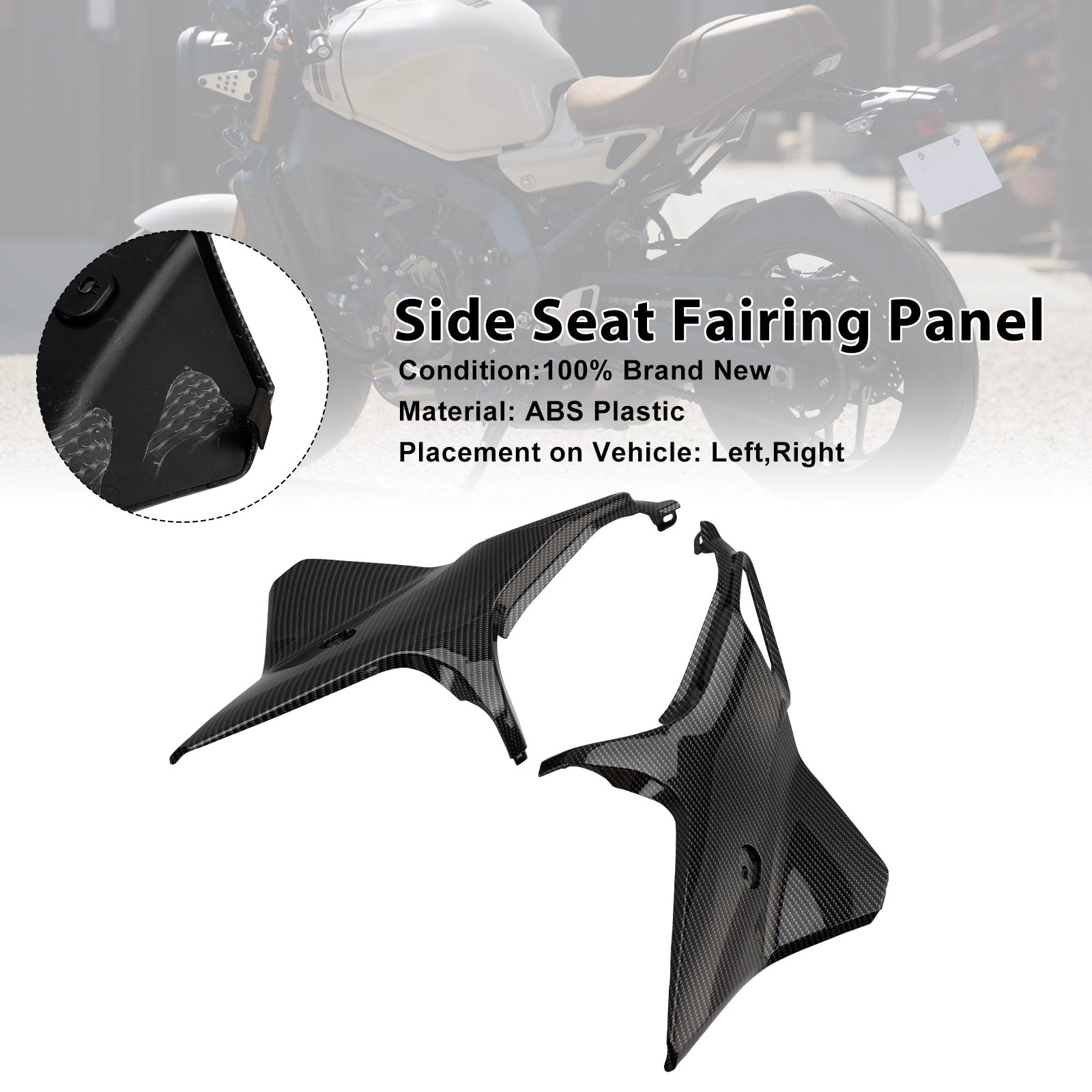 2022-2025 Yamaha XSR 900 XSR900 Side Seat Fairing Panel Cowl