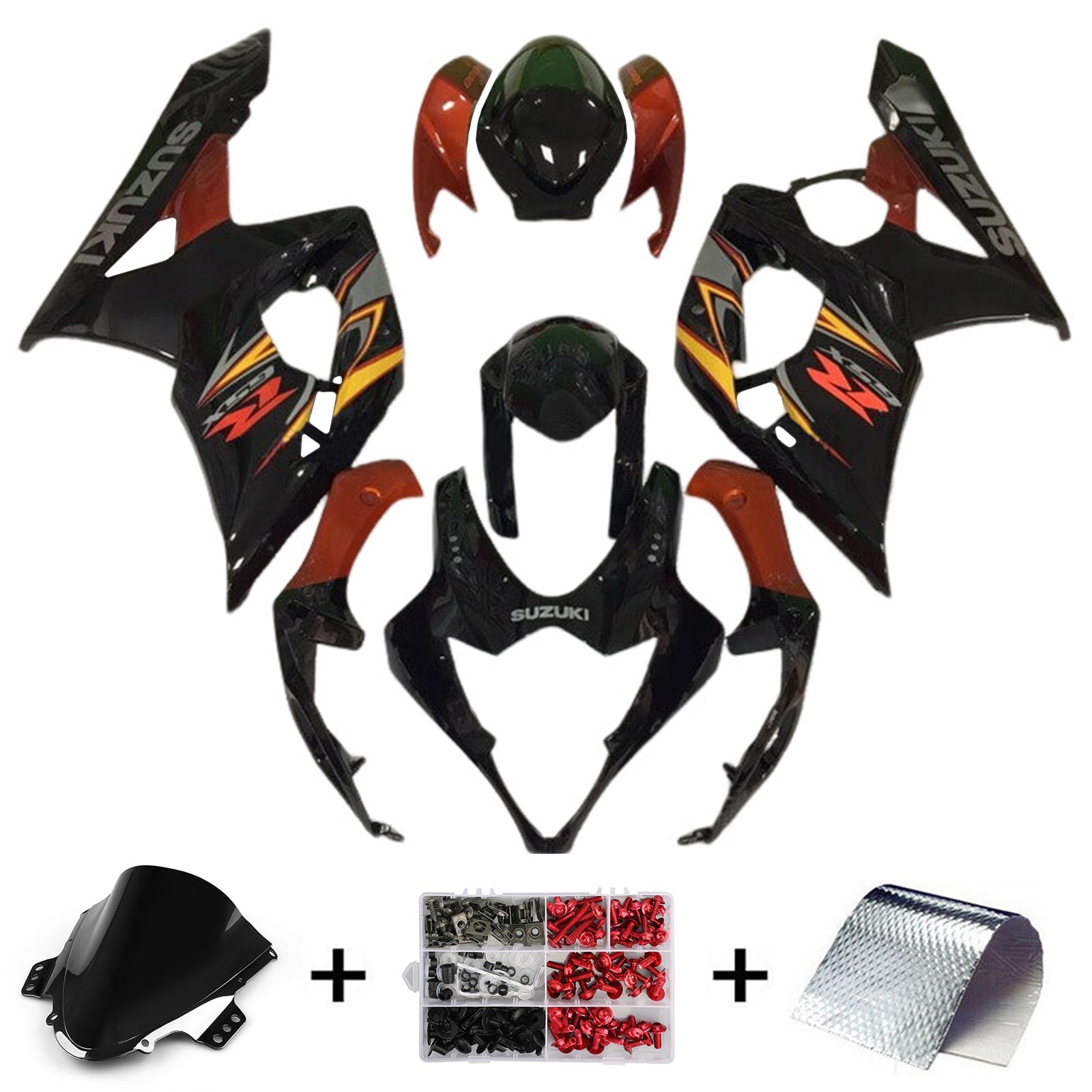 Amotopart Suzuki GSXR1000 2005-2006 K5 Fairing Kit Bodywork Plastic ABS