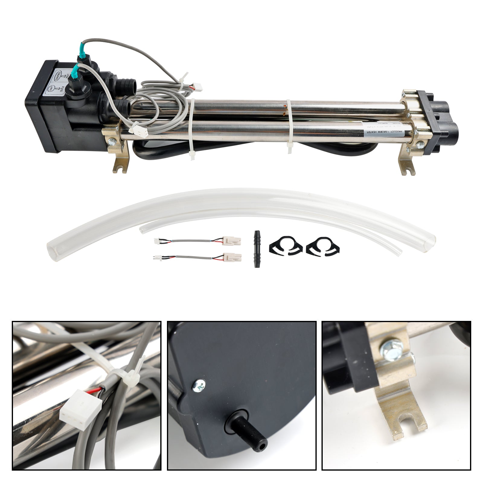 4KW Titanium No-Fault Spa Heater Assembly, Compatible with Watkins Hot Spring, Caldera & Tiger River, Replaces 73791/73039