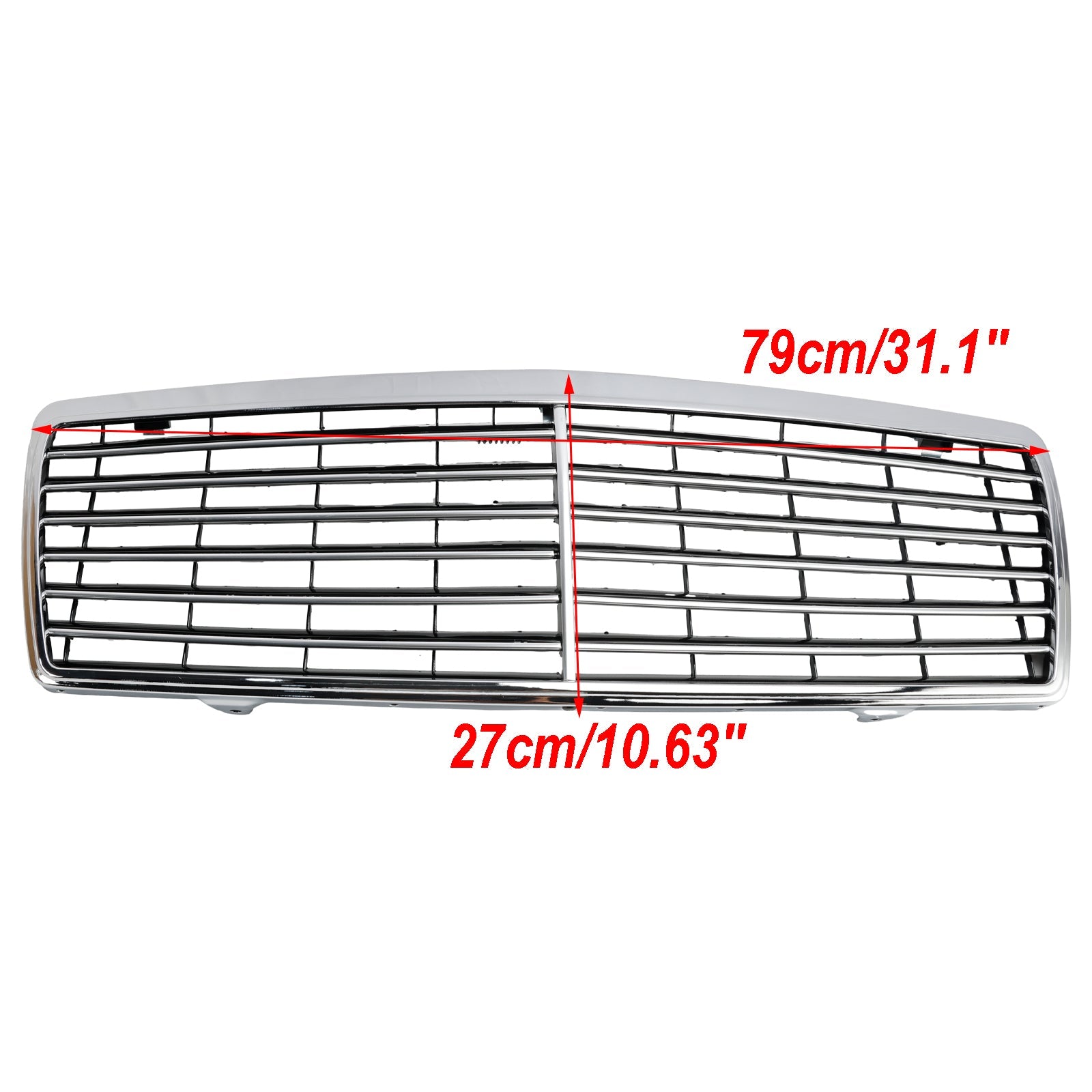 Mercedes Benz S-Class W140 1992-1998 Chrome Front Bumper Grill Grille