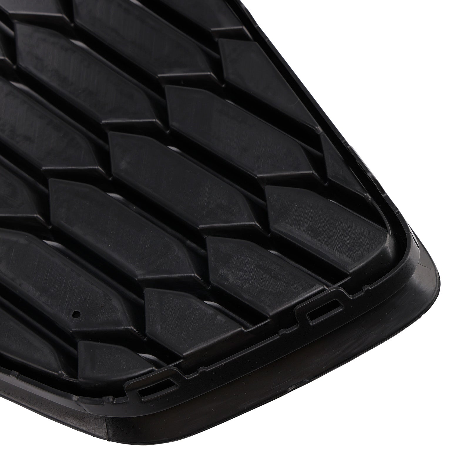 Black Front Honeycomb Fog Light Grille Cover Fit Audi A3 S-line 2021-2023