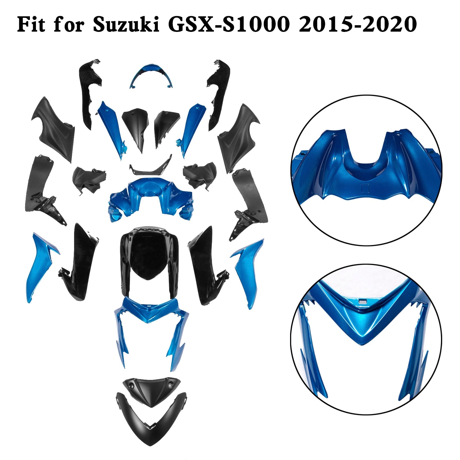 Kit Carenado Carrocería Plástico Suzuki GSX-S 1000 GSXS 2015-2020