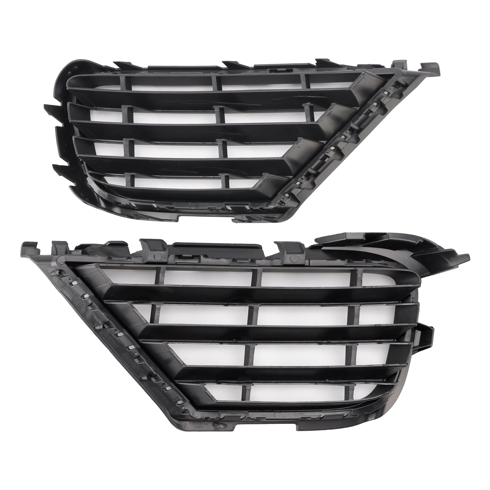 2015-2017  Volkswagen VW Touareg 7P 2PCS Front Lower Fog Light Cover Grille Grill