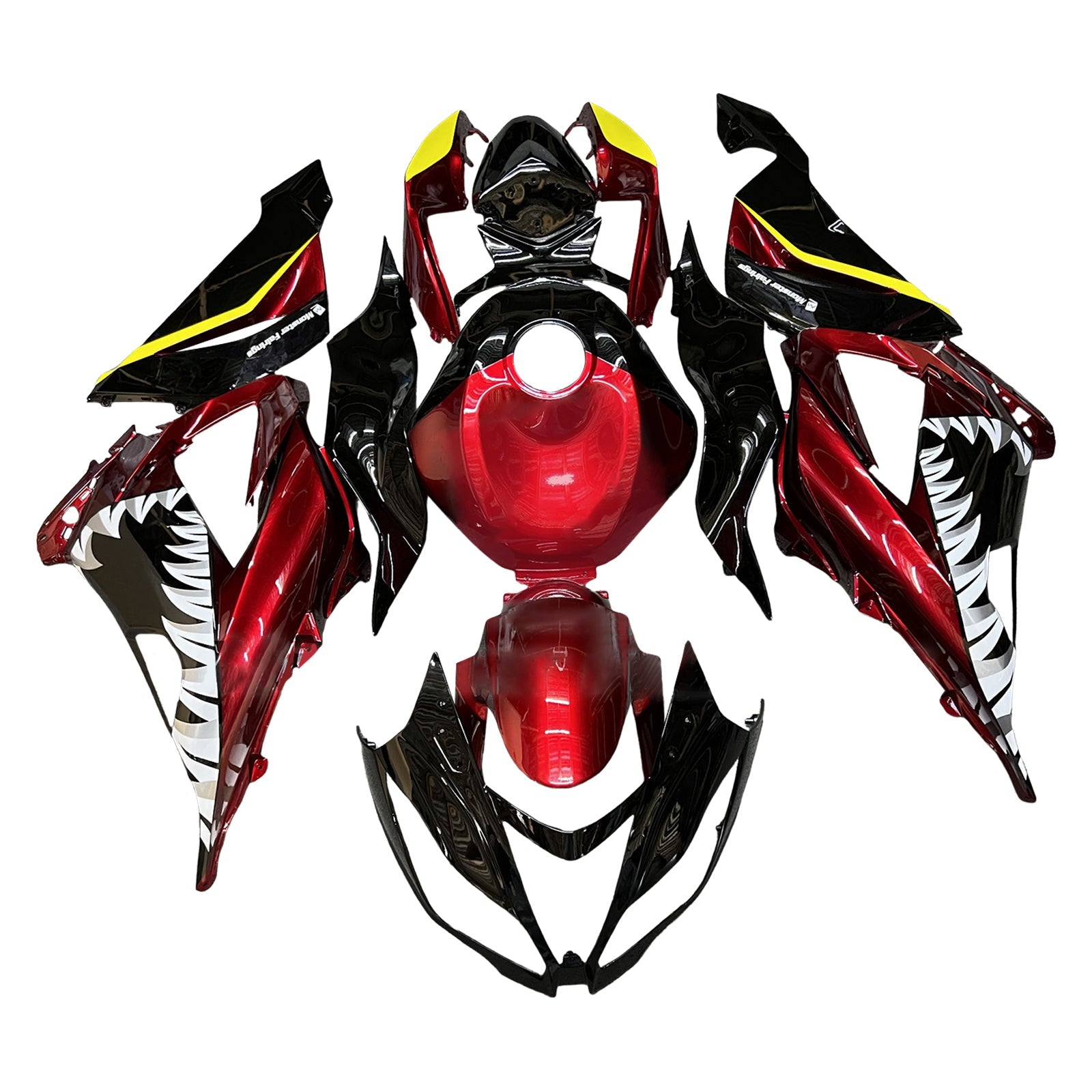 Injection Fairing Kit Bodywork Plastic ABS fit For Kawasaki ZX6R 636 2013-2018