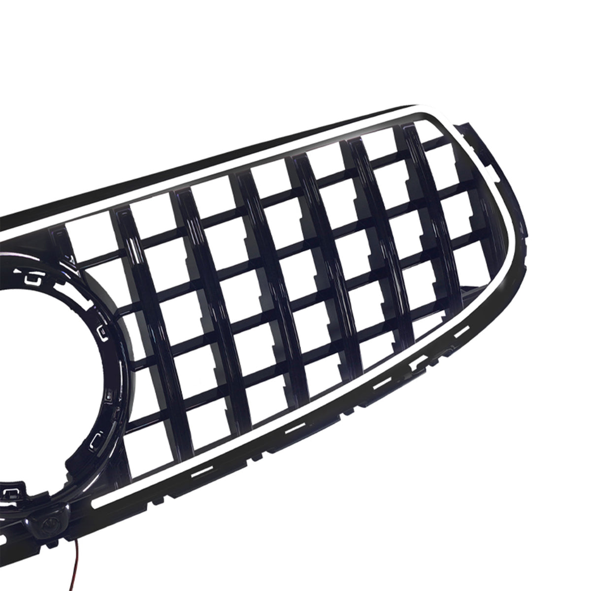 GT-Style Front Bumper Grille Fit Mercedes-Benz X253 GLC250 GLC300 2020-2022