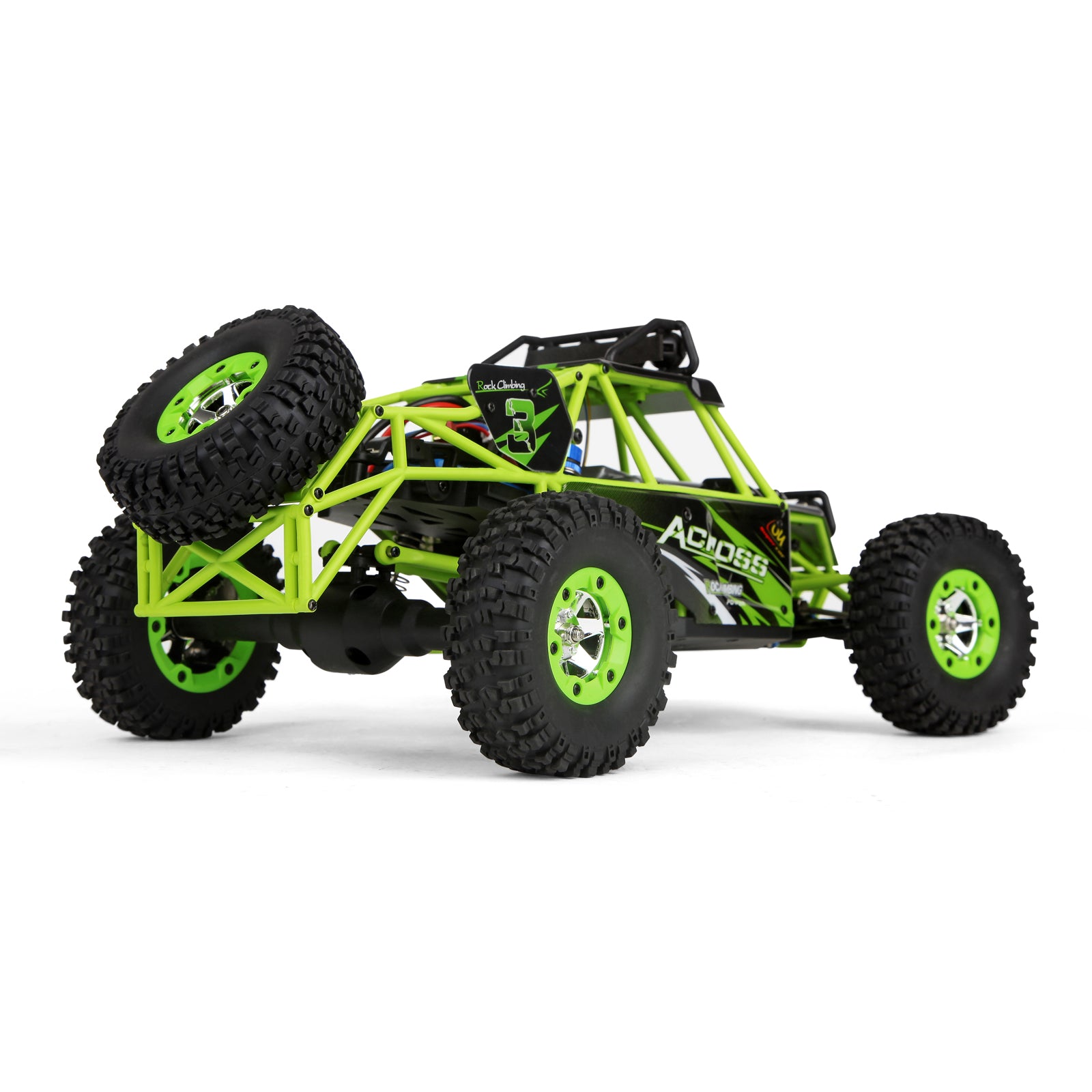 RC Car Electric Brushed Crawler RTR Auto Gift Wltoys 12427 1/12 Scale 2.4G 4WD Green