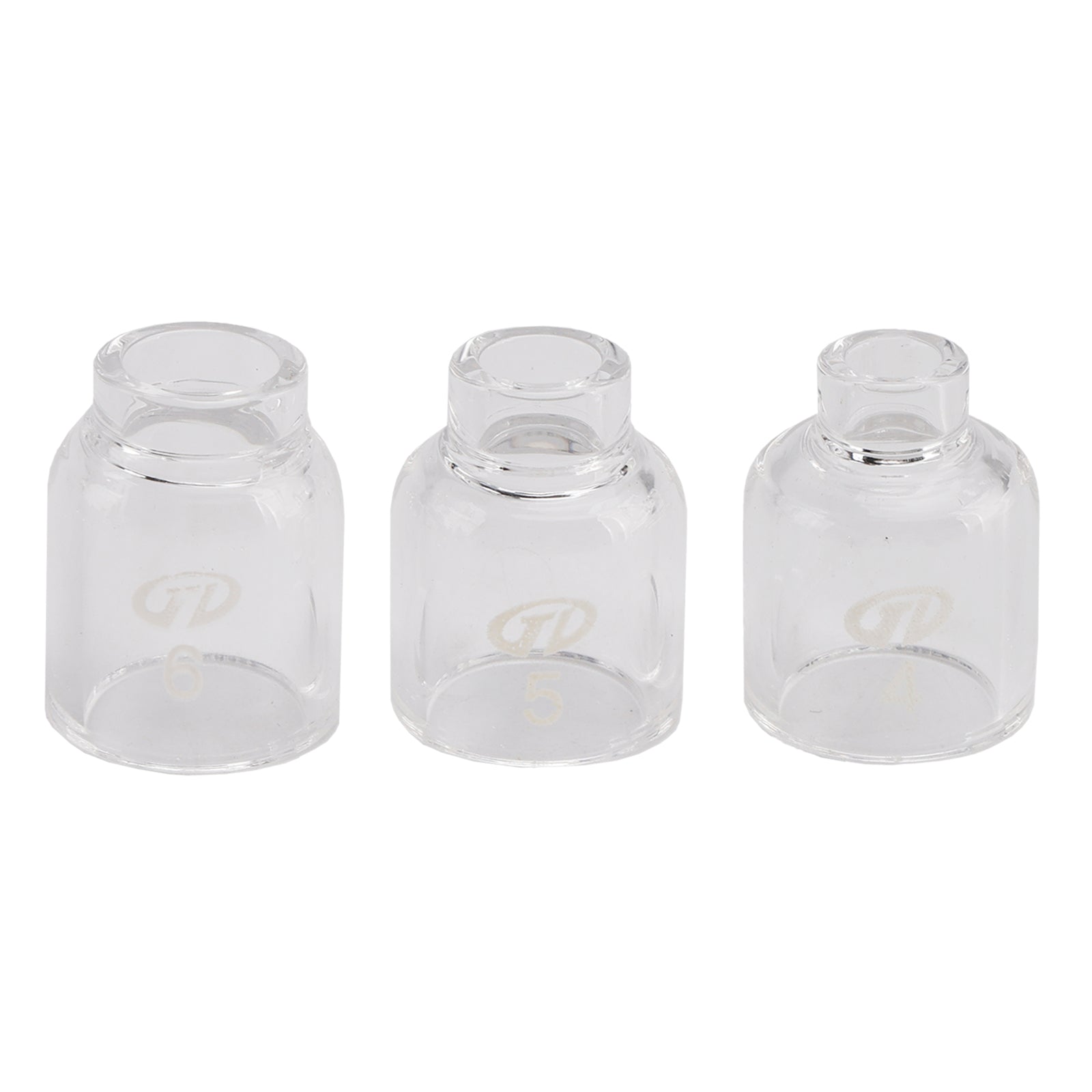30Pcs TIG Welding Stubby Gas Lens Pyrex Cup Kit Fits For Tig WP-17/18/26 Torch