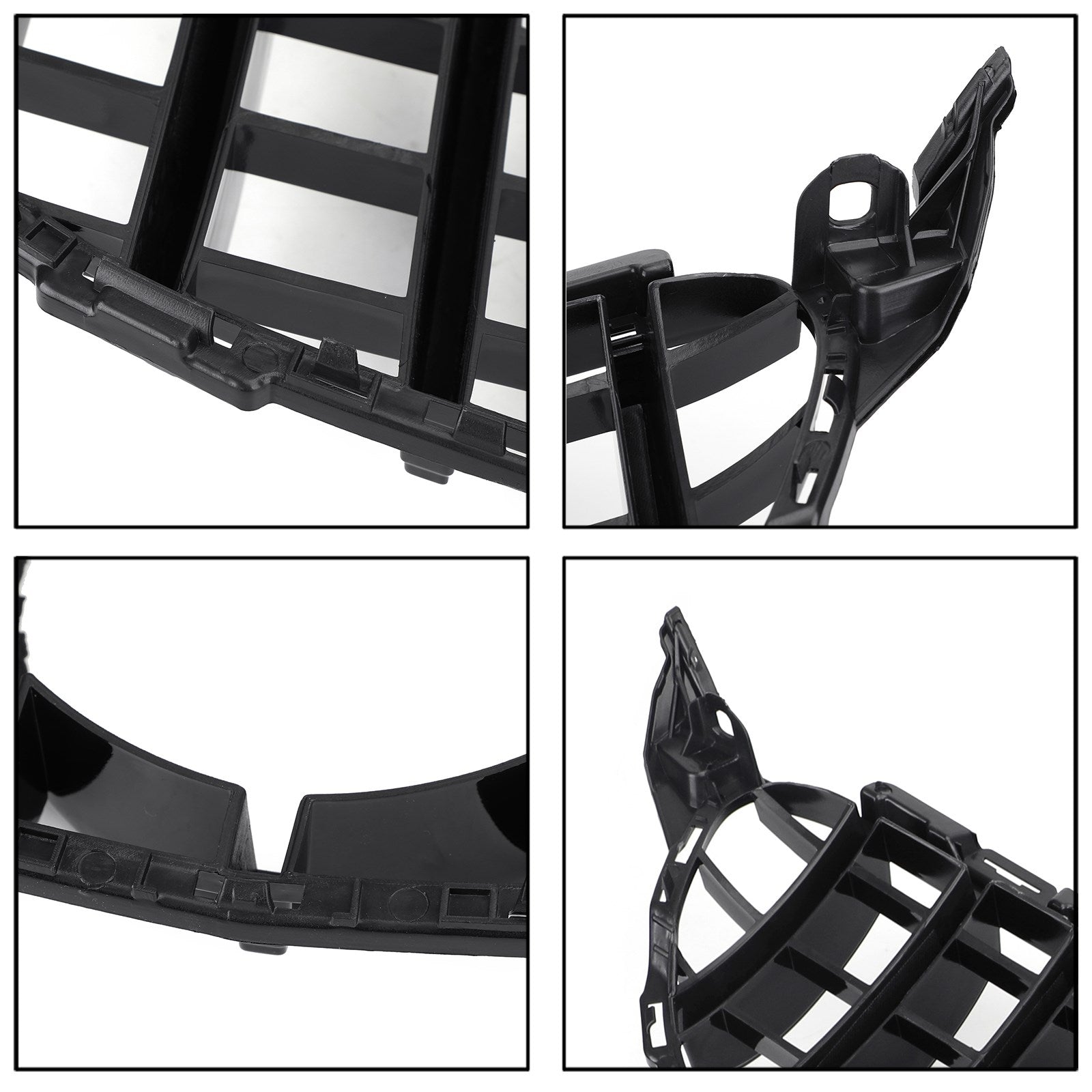 2015-2018 Mercedes Benz C-Class W205 C205 A205 C200 250 300 350 C43 GTR Style Front Bumper Grill Replacement Black Grille