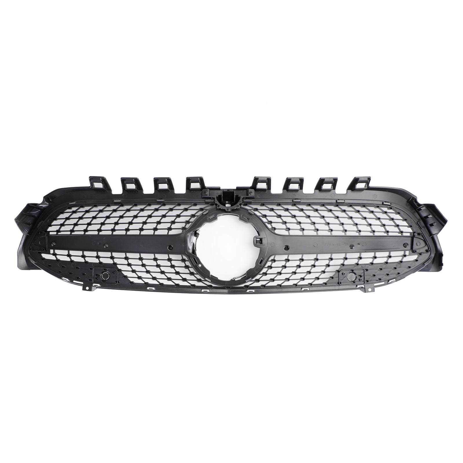 Benz A-Class W177 2019-2023 Diamond Front Bumper Grille Black/Chrome