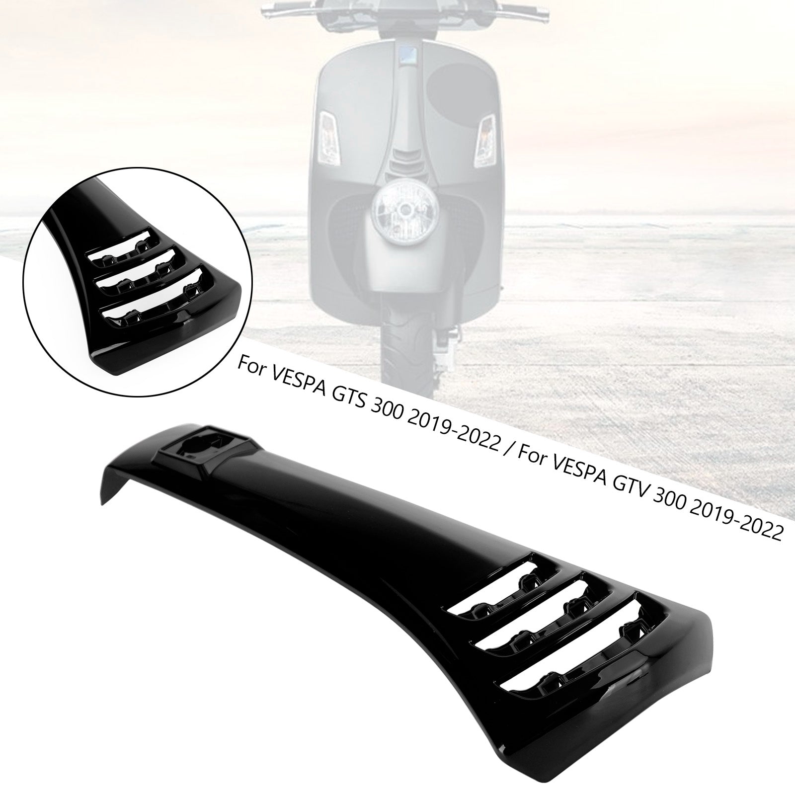 2019-2022 Vespa GTS300 GTV300 Steering Horn Head Cover fairing Tie