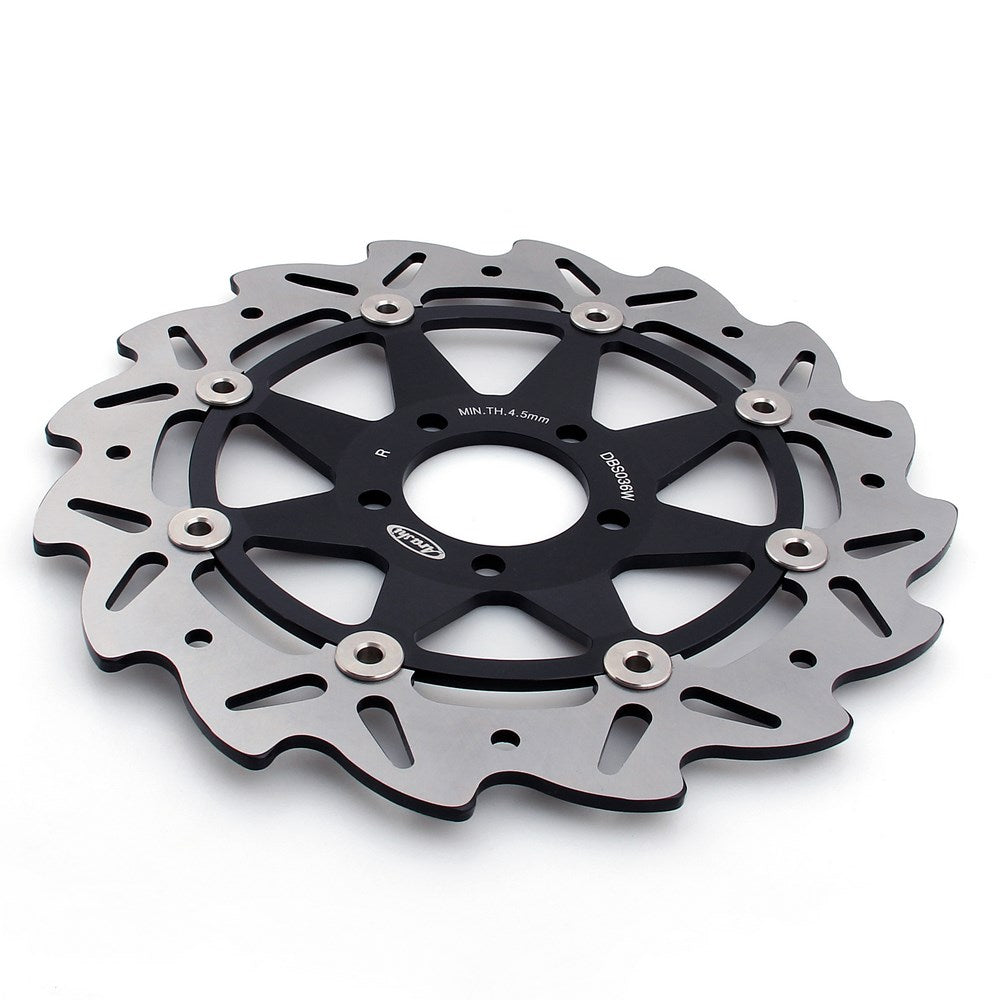 【1Fe 200 】 3 1999-2003 Kawasaki ZR-7 JKAZR750FFA0000 Pair of Front Wave Brake Discs