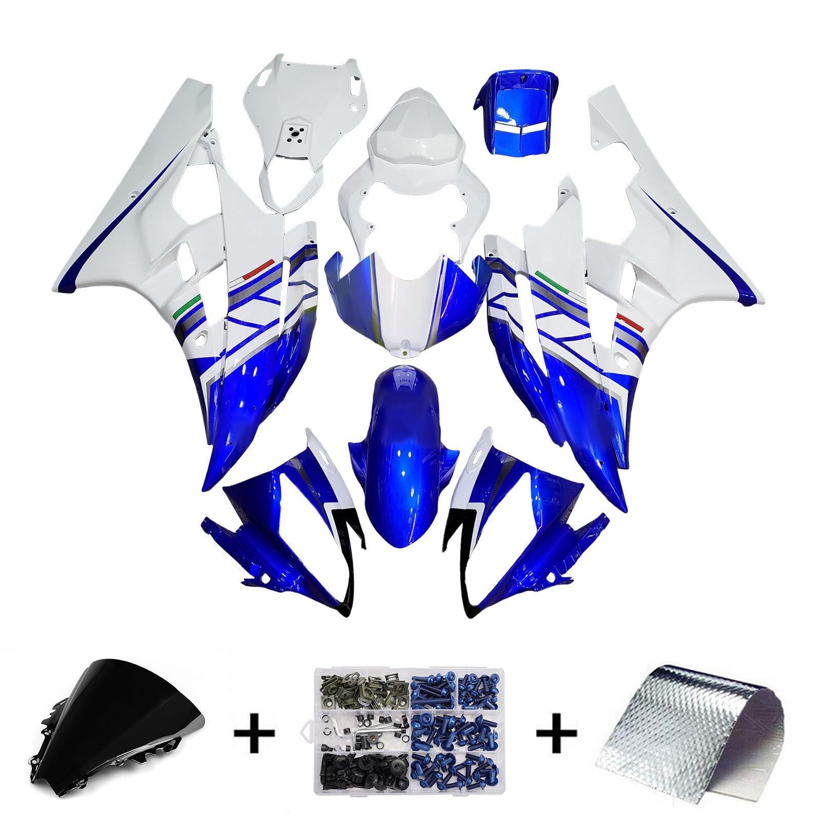 Injection Fairing Kit Bodywork Plastic ABS For Yamaha YZFR6 YZF-R6 2006-2007