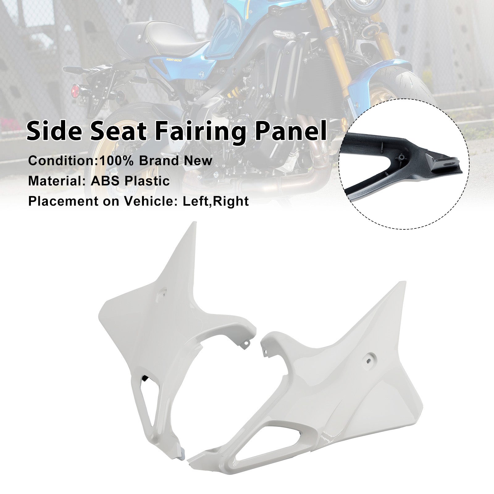 2022-2025 Yamaha XSR 900 XSR900 Side Seat Fairing Panel Cowl