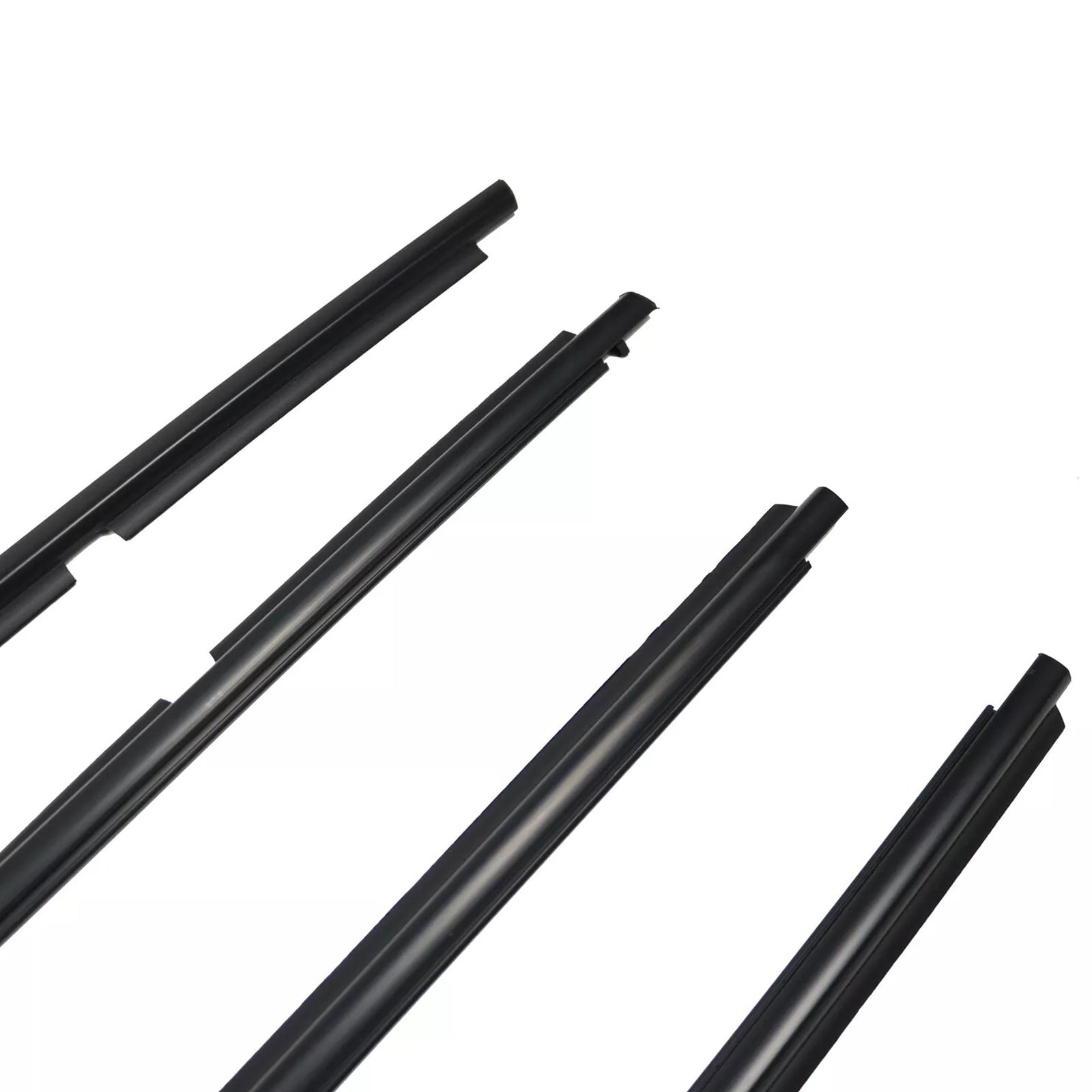 2008-2010 Toyota Highlander 4Pcs Weatherstrip Window Moulding Trim Seal Belt