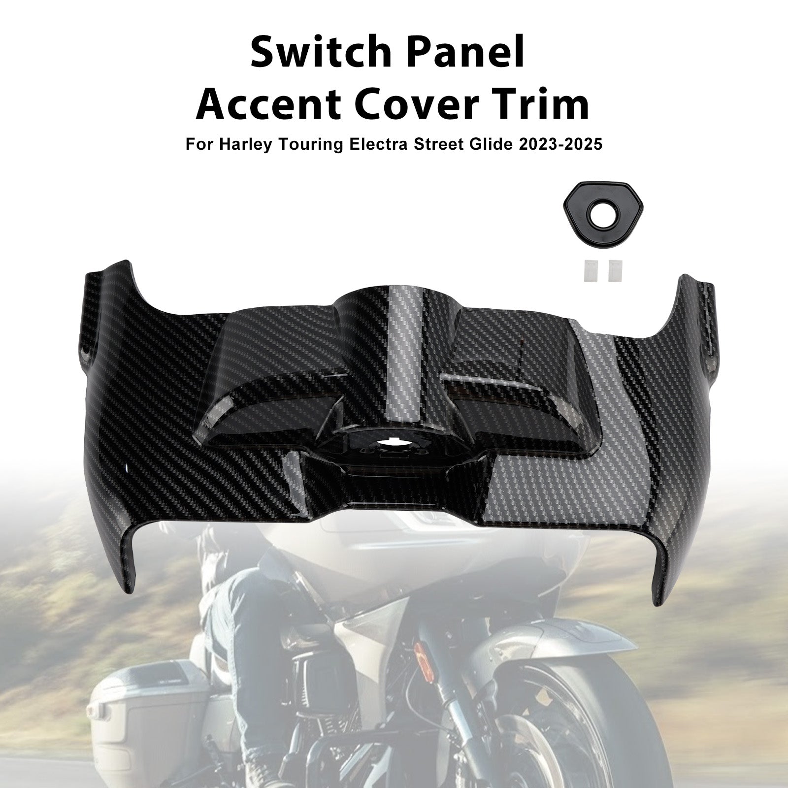 2023-2025 Touring Electra Street Glide Switch Panel Accent Cover Trim