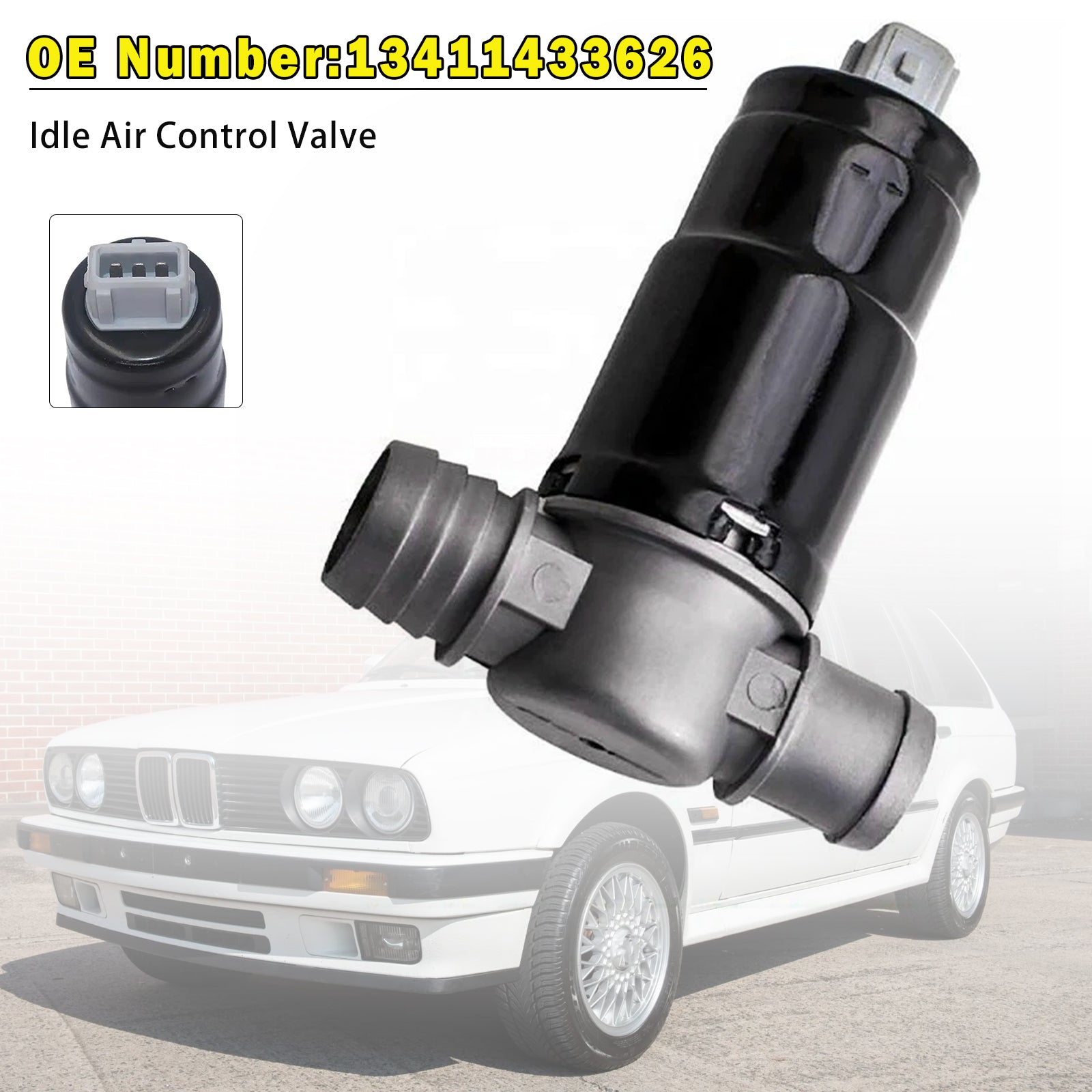 Idle Air Control Valve 13411433626 for BMW E30 E36 E34 M20 320i 325i 520i 525i