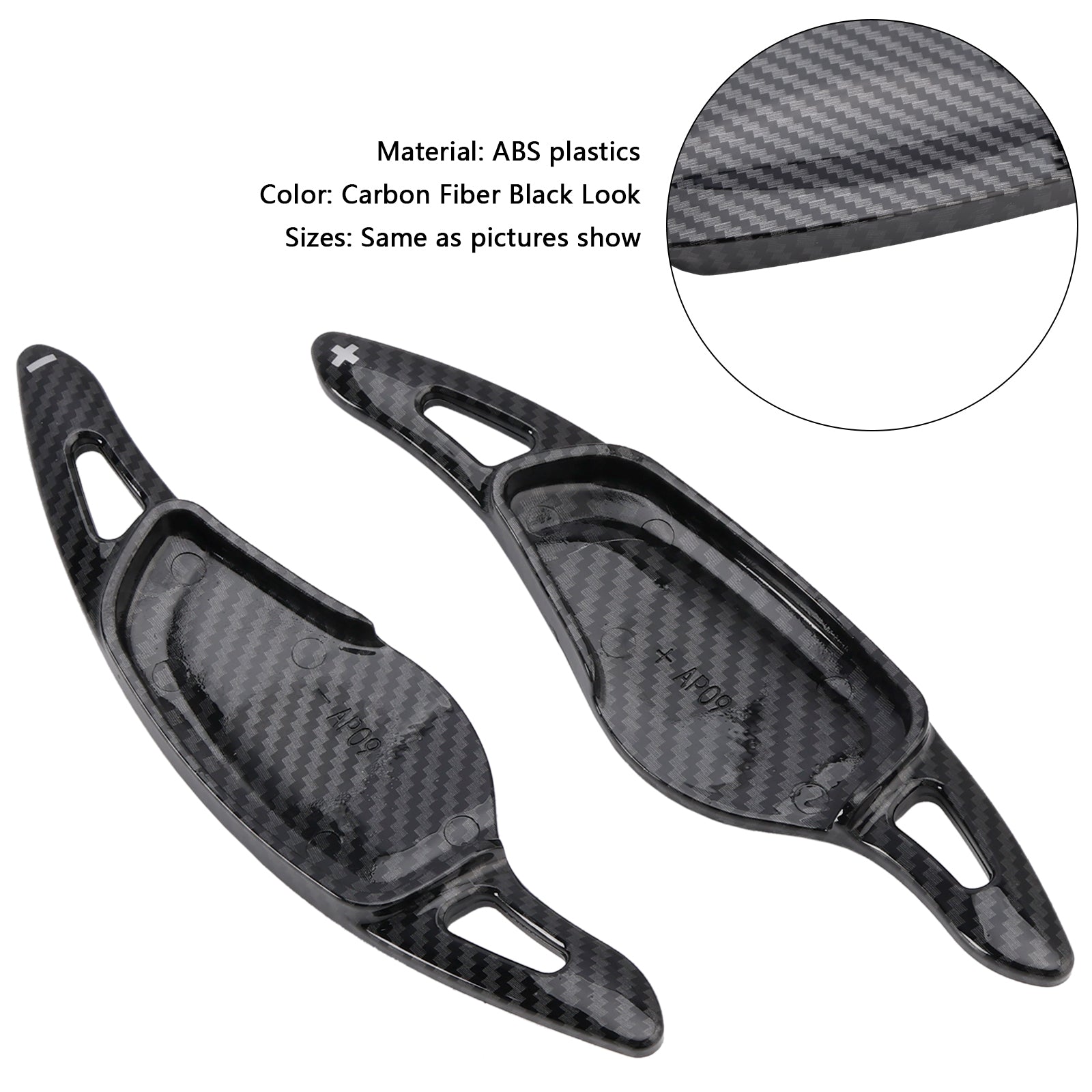 Carbon Look Steering Wheel Paddle Shifter Fit BMW 3 4 5 G20 G22 G30 2018+