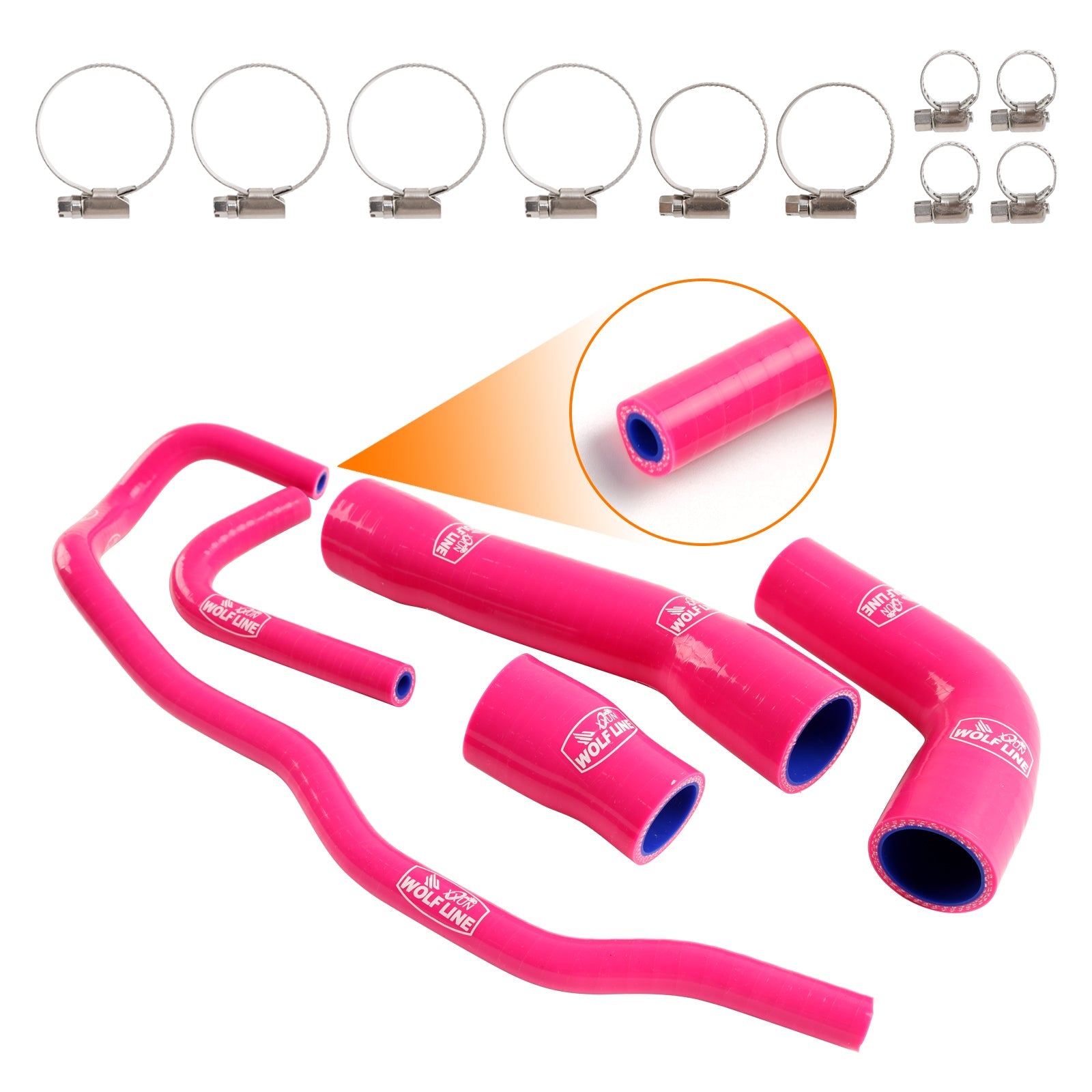 Silicone Radiator coolant Hose kit For BMW S1000RR 2019-2023