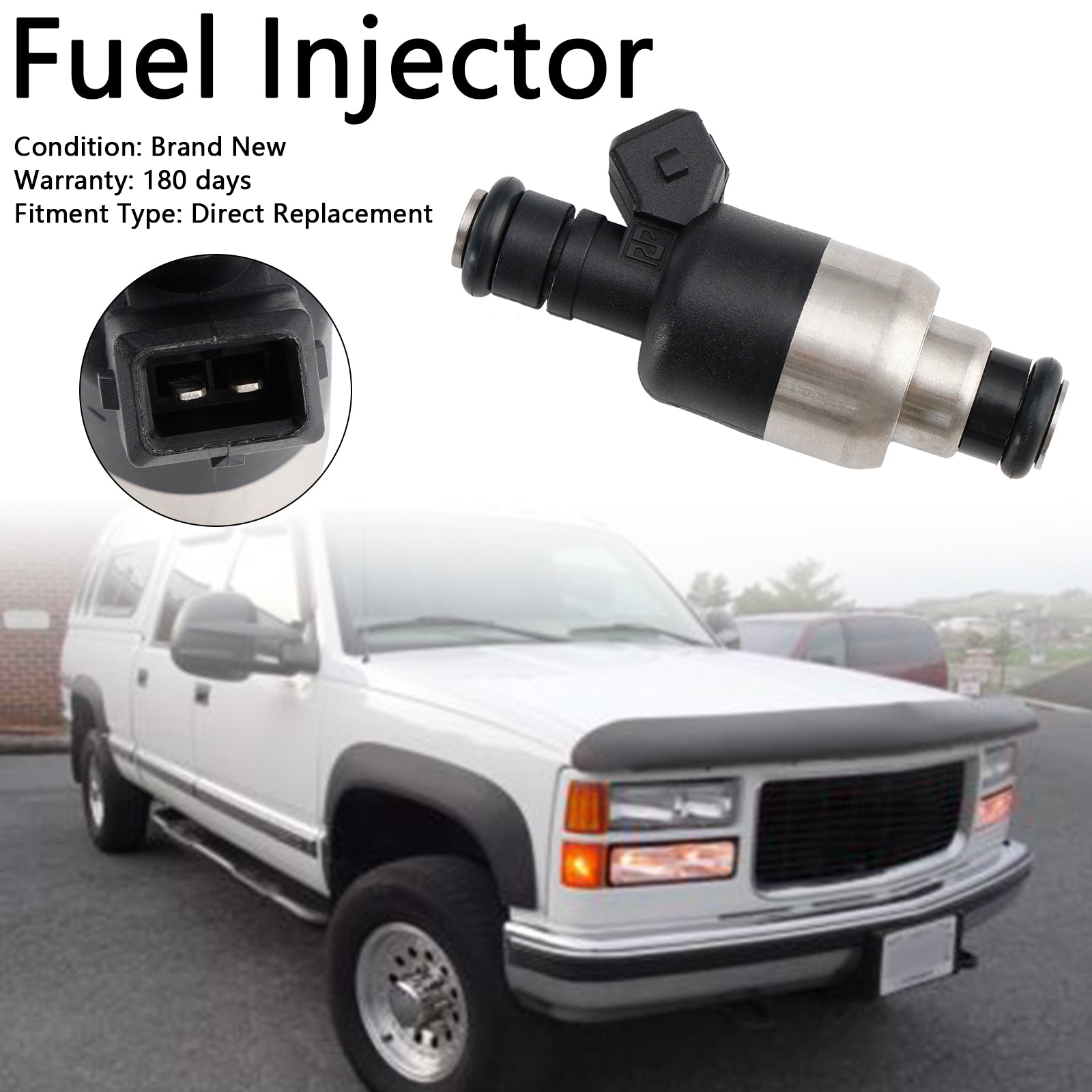 1PCS Fuel Injector 17109596 Fit Chevrolet Fit GMC 7.4L V8 1996-2000 83211150