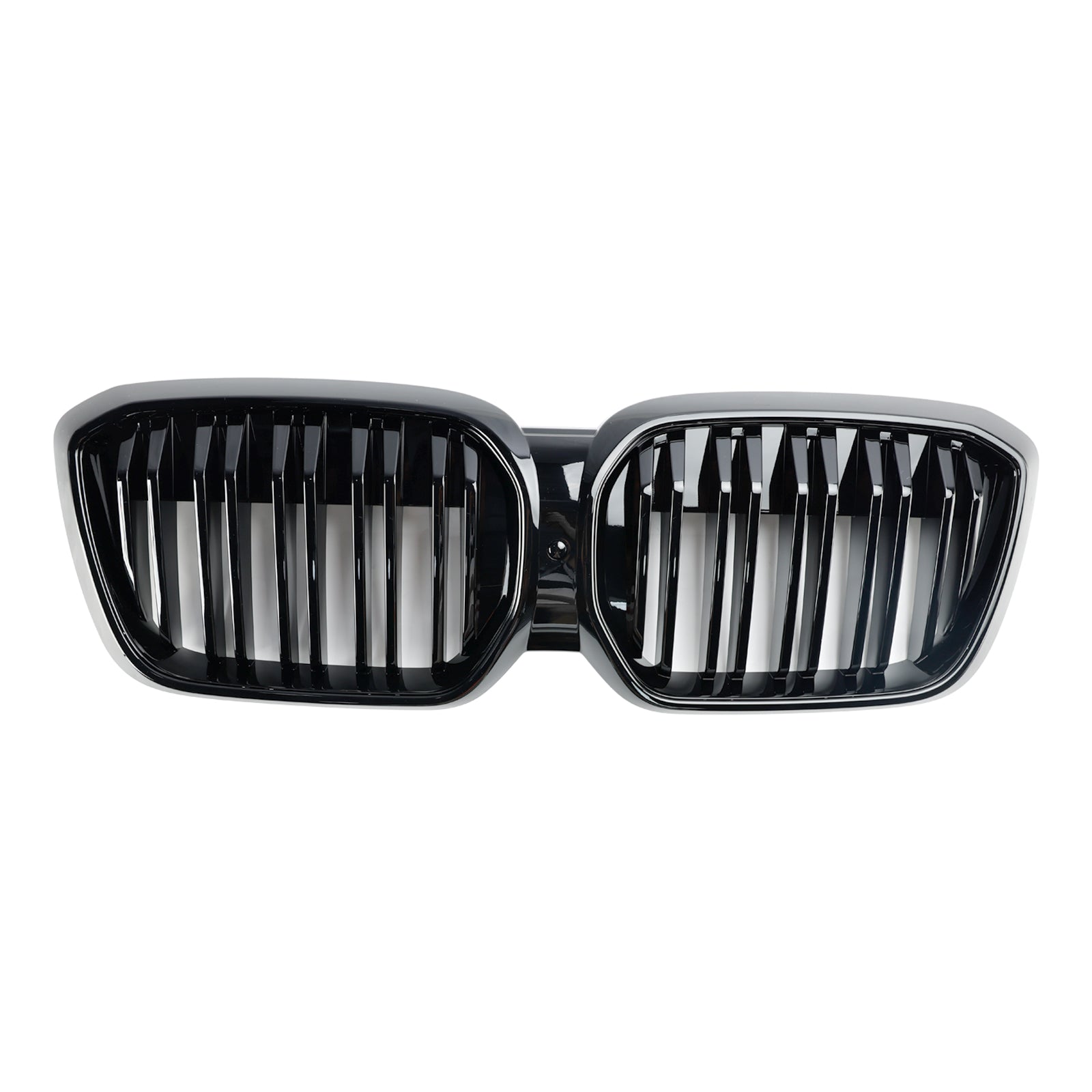 2022 2023 2024 BMW IX3 G08 LCI Double Slat Gloss Black Front Kidney Grill Grille