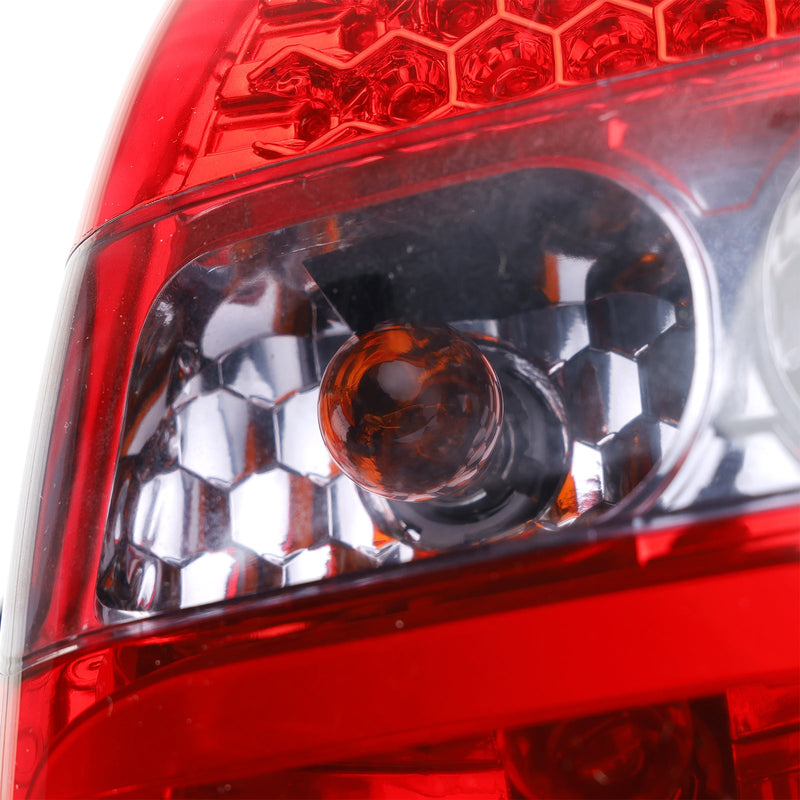 VW GOLF MK3 MK 3 III 1992-1997 2PCS Clear LED Rear Tail Lights Lamps