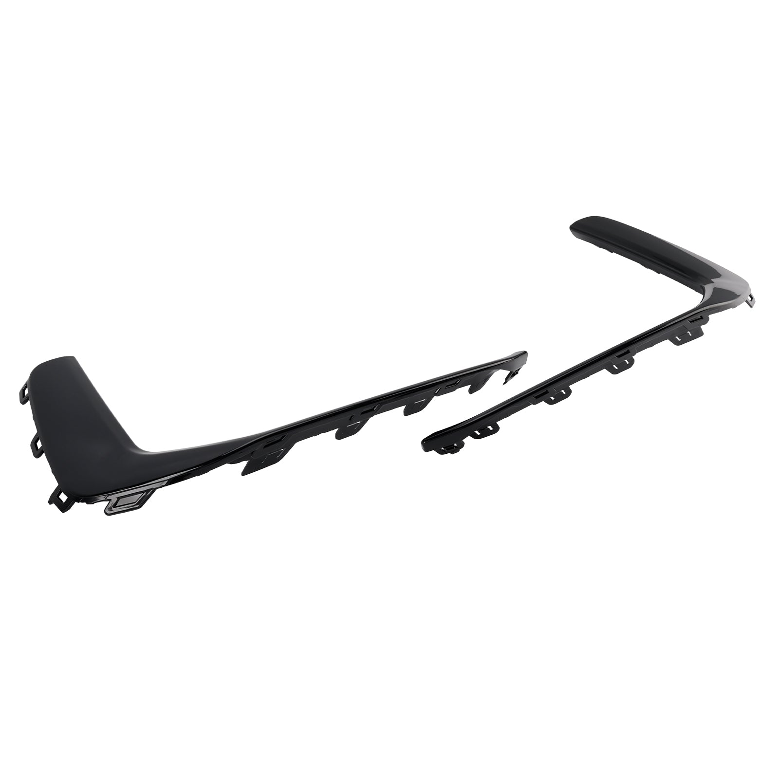 2019-2023 Audi A6 C8 S-Line S6 2PCS Front Fog Light Lamp Trim Black