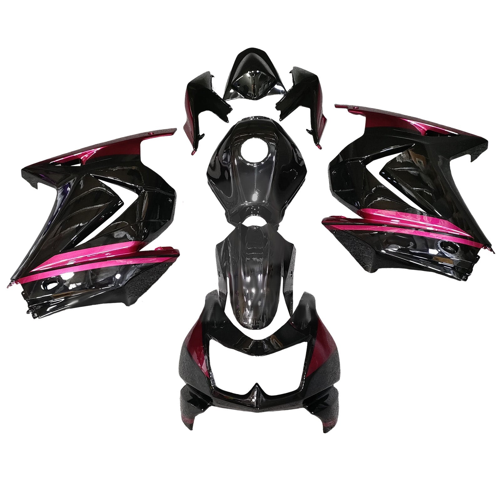 Injection Fairing Kit Bodywork Plastic ABS fit For Kawasaki EX250 Ninja250R 2008-2012