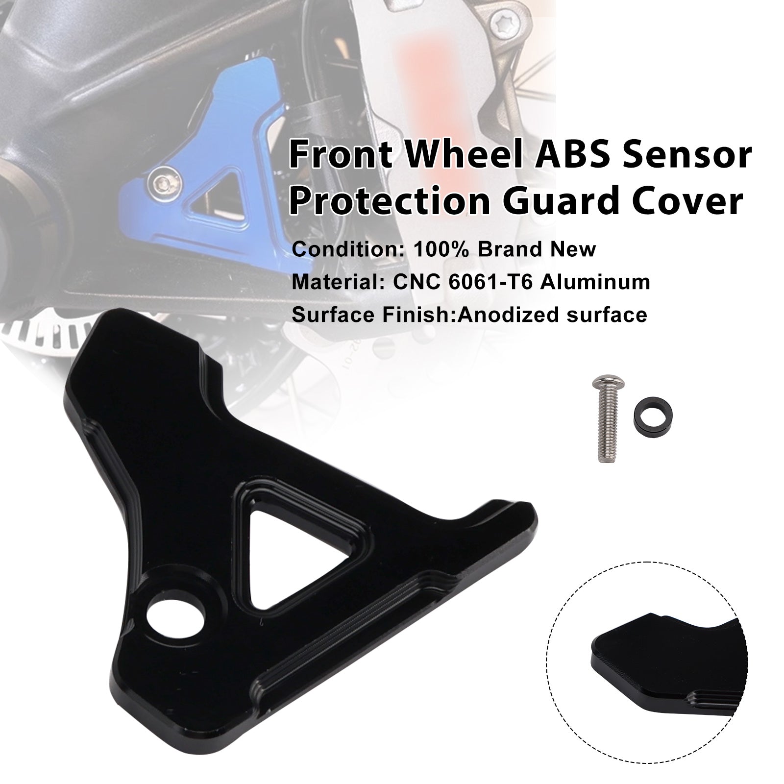 Front Wheel ABS Sensor Protection Guard For BMW R1300GS / ADV 23-25