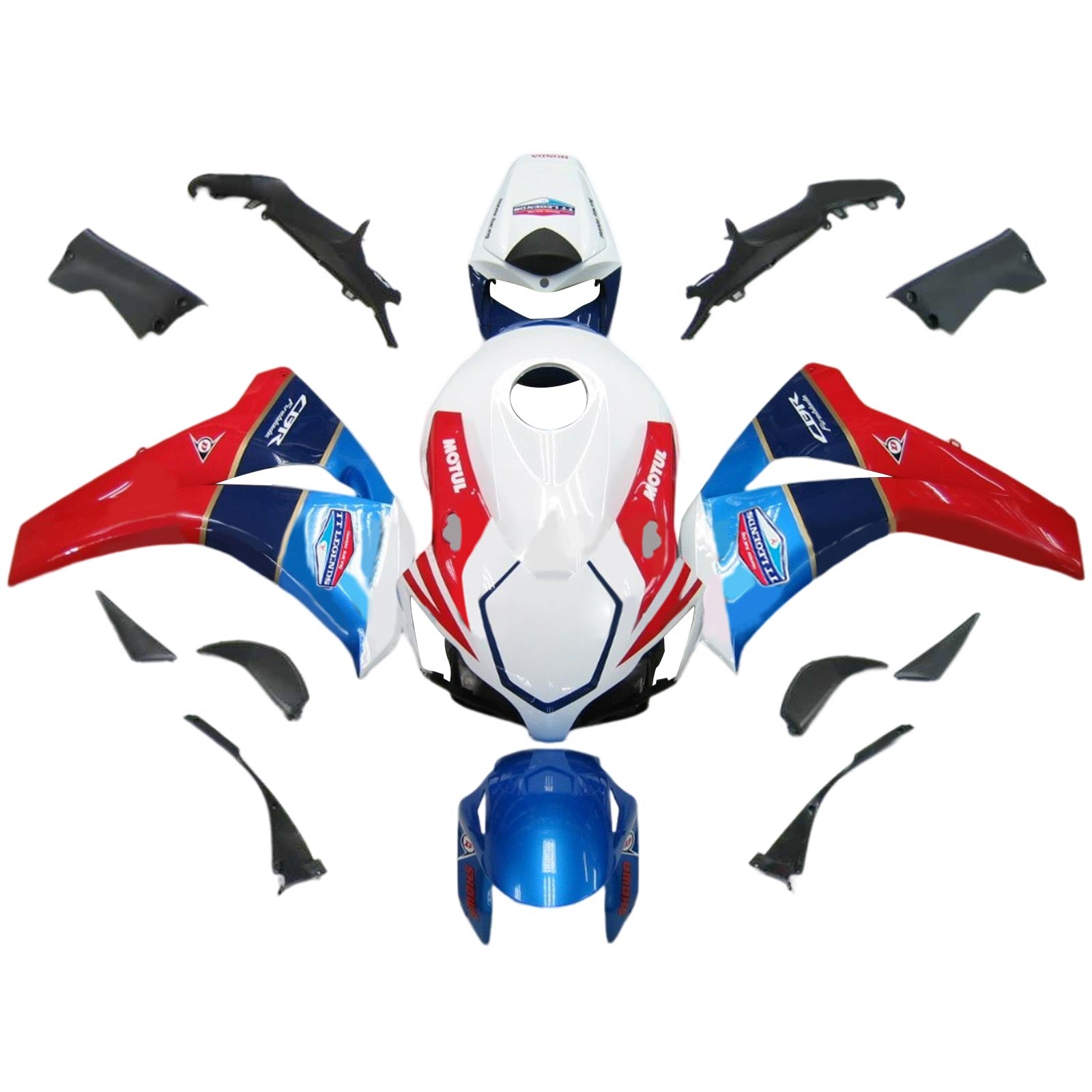 Honda CBR1000RR 2008-2011 Fairing Kit Bodywork Plastic ABS