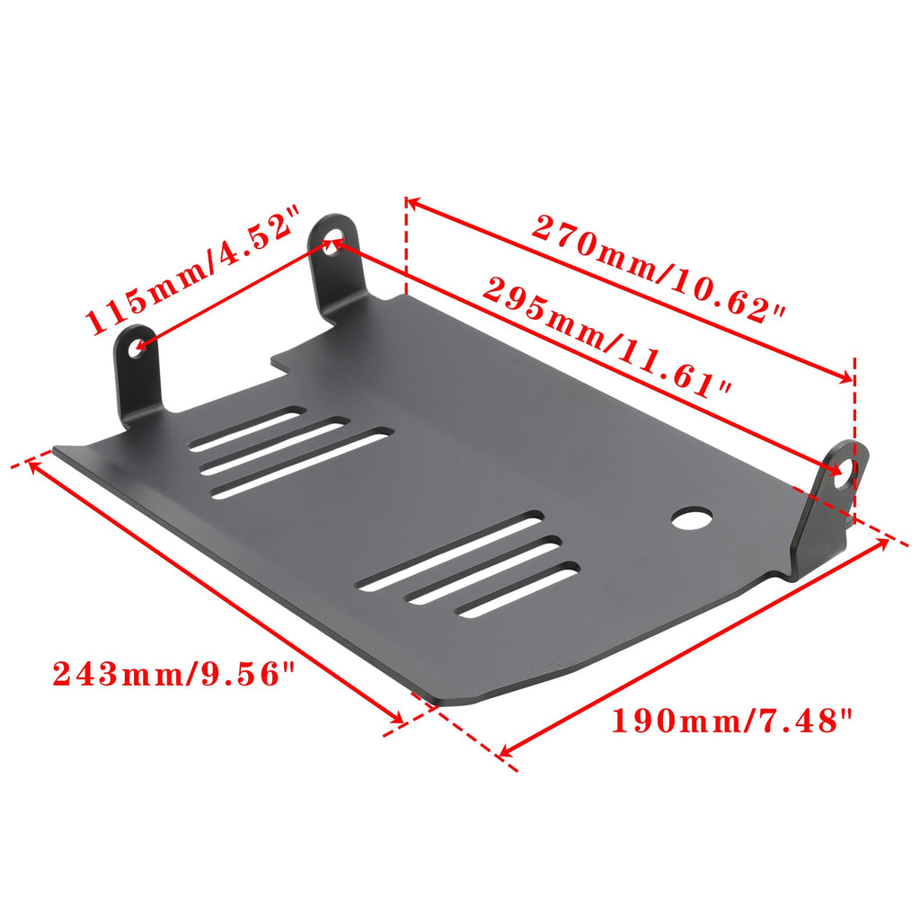 thumbnail image 2 of JERBOR Thickened Engine Chassis Skid Plate Fit For Harley Touring FLTRX FLHX And CVO FLTRXSTSE FLTRXSE FLHXSE 2024-up, Anti-Rust Durable Aluminum Alloy Lower Engine Chassis Protection Guard 2 of 12