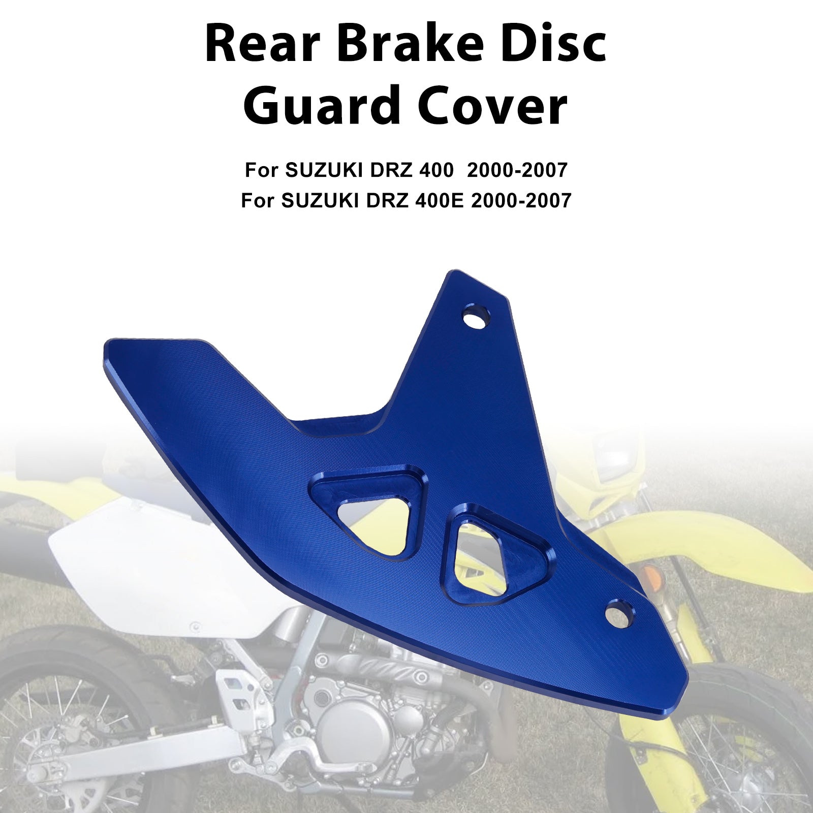 Rear Brake Disc Guard Cover For Suzuki DR-Z400SM 2000-2024 DRZ400/S/E