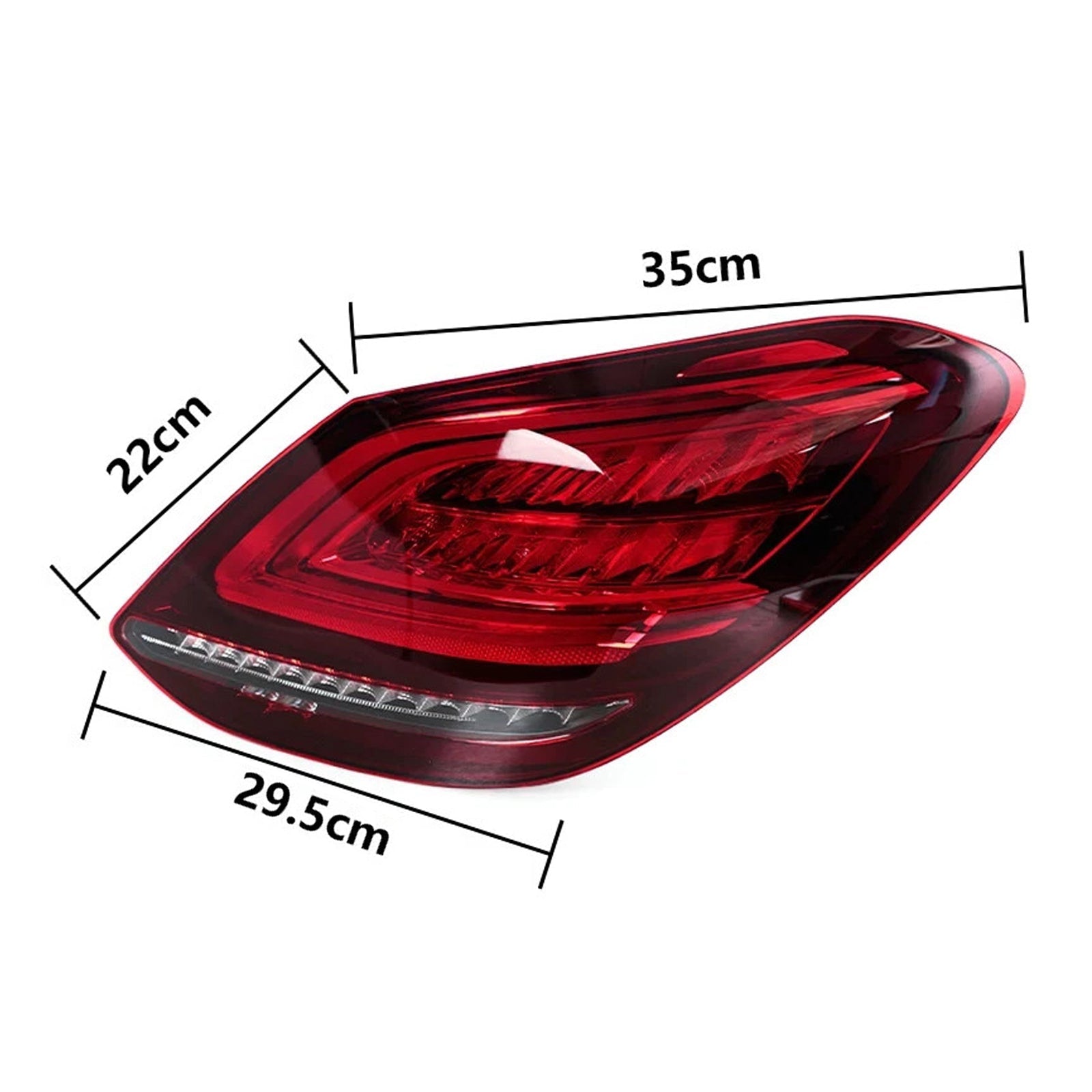 2019-2021 Mercedes Benz W205 Facelift C63 AMG Base Right LED Rear Tail Light Brake Lamp 2059067103 2059067203