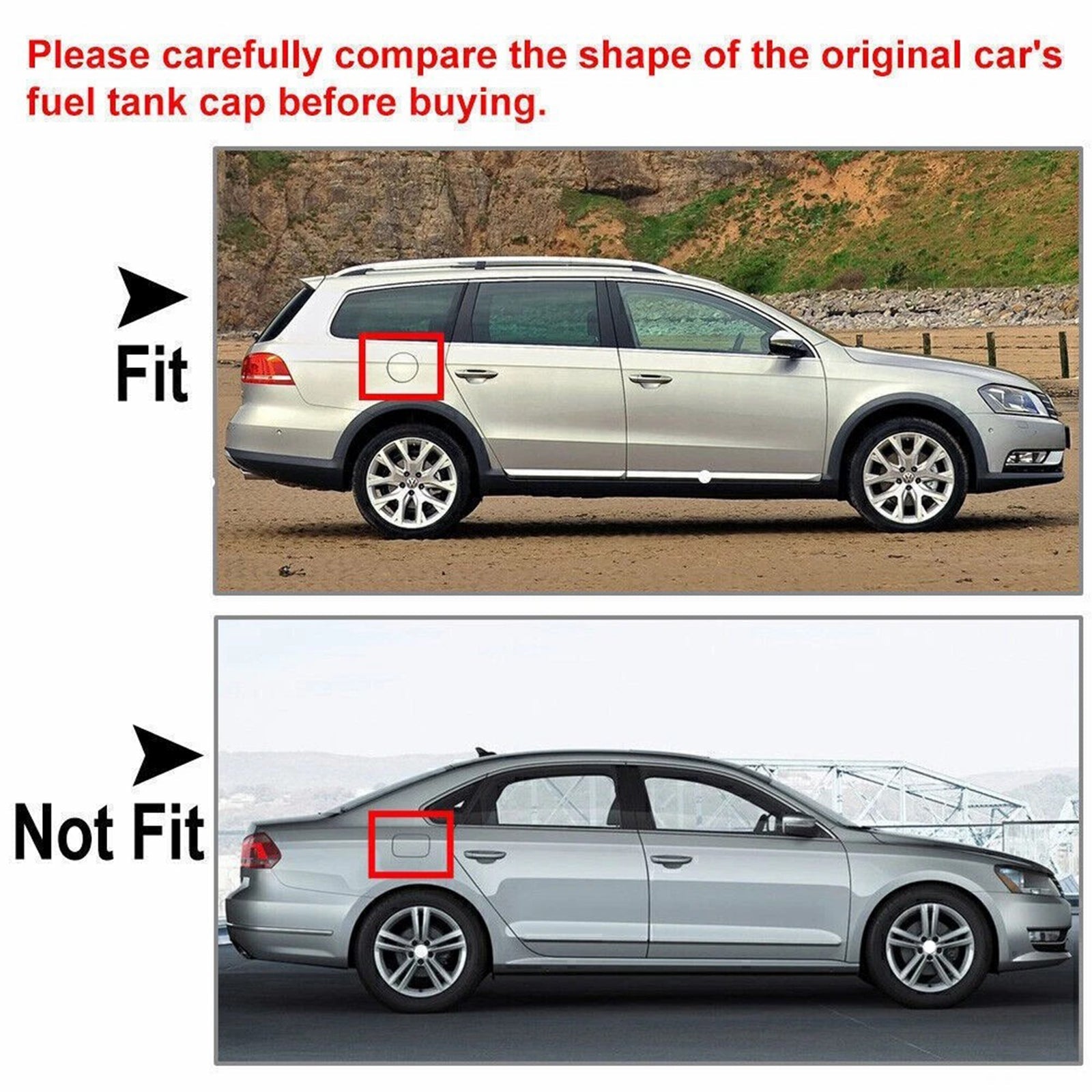 Fuel Gas Tank Filler Door Lid Cover 3AD809857 For VW Passat B7 2012-2015