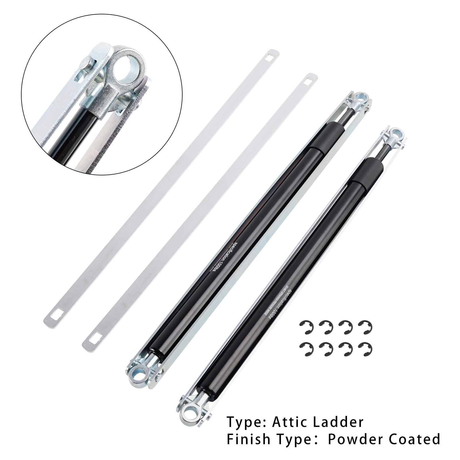 2PCS 36-80 Standard Strut Kit For Werner Aluminum Attic Ladders AH2210 AH2210B