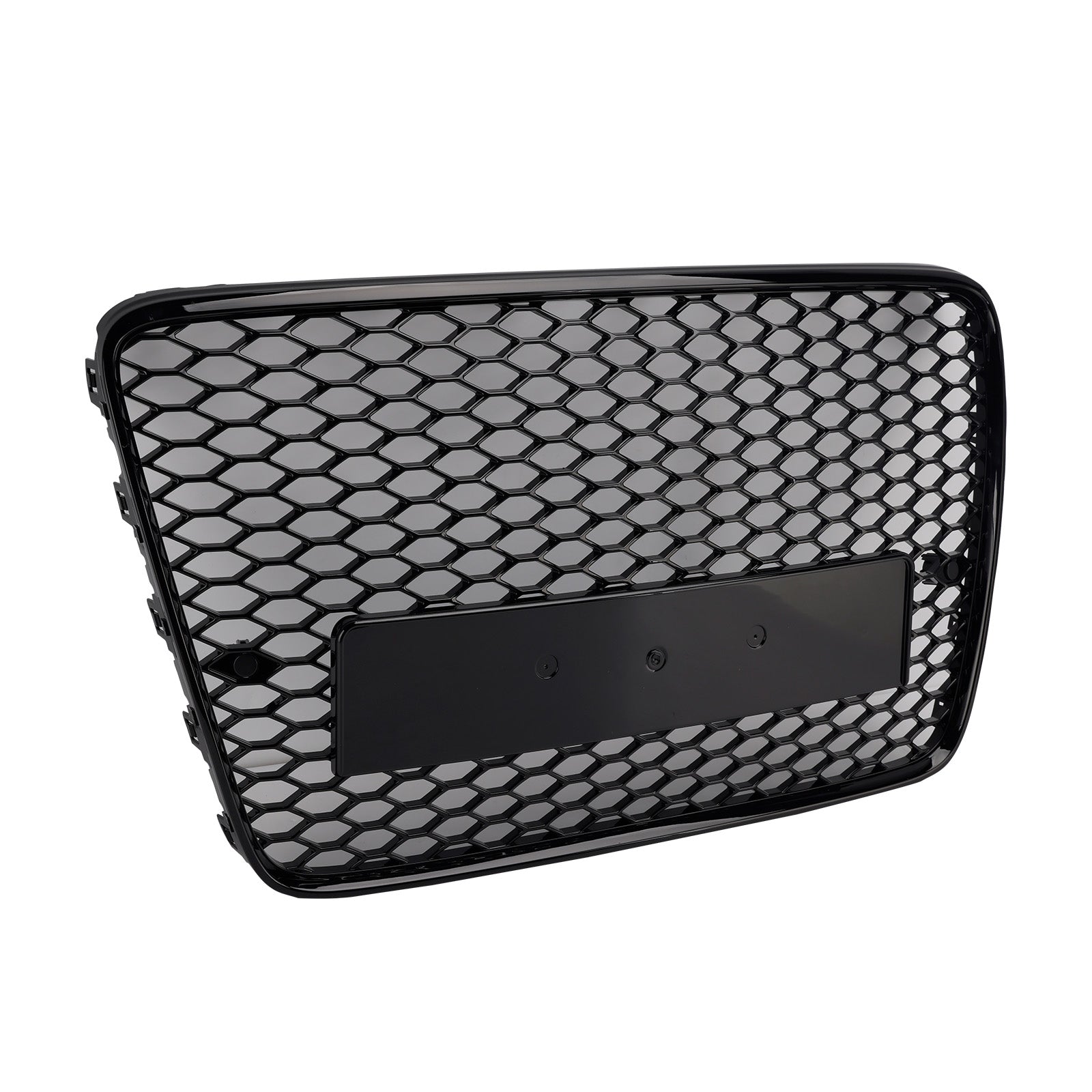Gloss Black Front Bumper Radiator Vent Mesh Grille Grill Fit Audi Q7 2005-2015