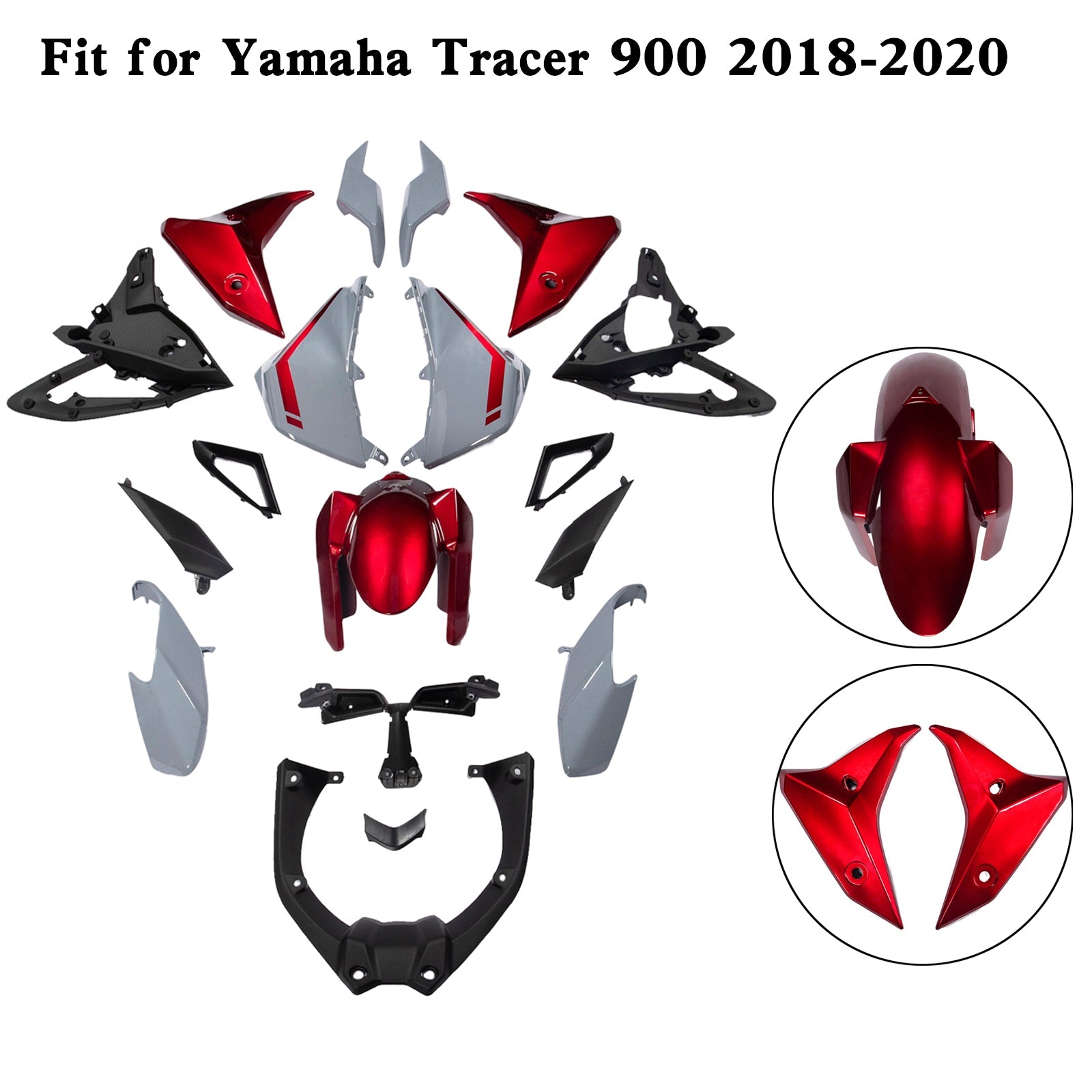 Yamaha Tracer 900 Tracer 900 GT 2018-2020 ABS Plastic Bodywork Fairing Kit